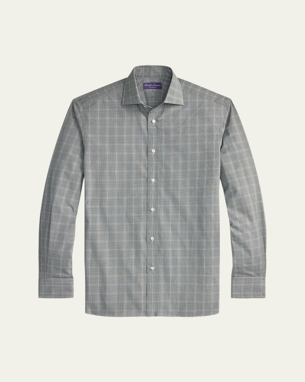 Ralph Lauren Purple Label Men's Glen Plaid Twill Classic-Fit Shirt