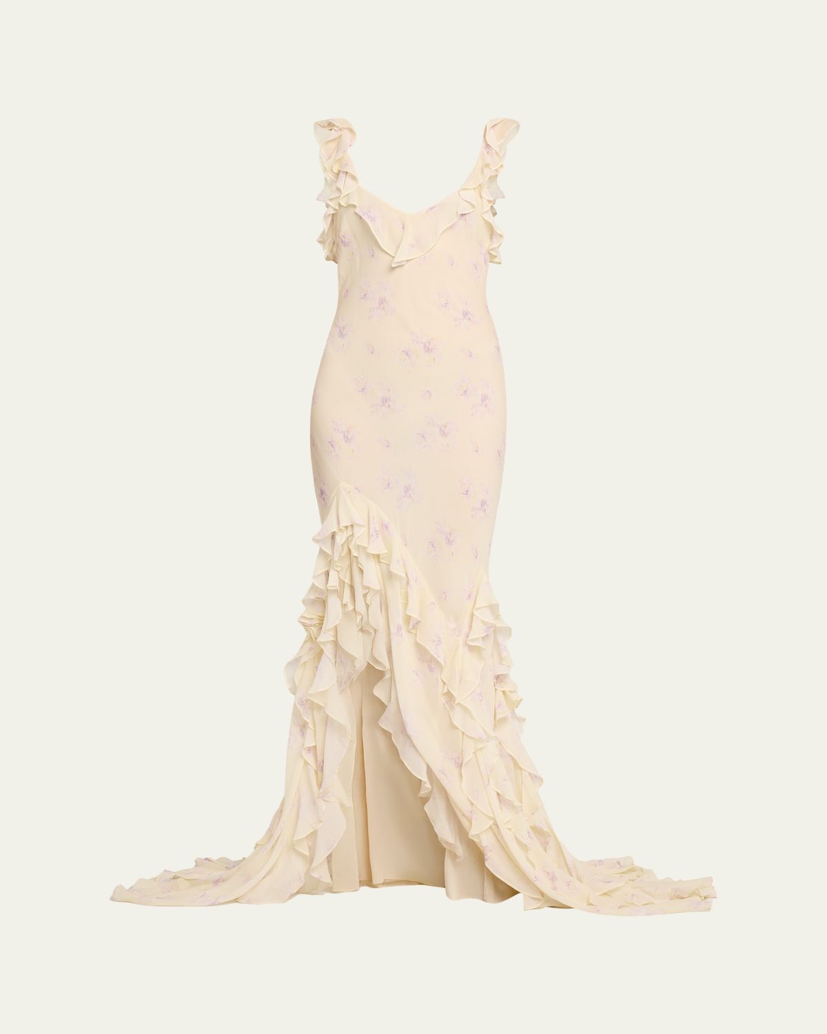 LoveShackFancy Roseline Floral Ruffle Maxi Dress | Thumbnail 6 LoveShackFancy Roseline Floral Ruffle Maxi Dress | Thumbnail 6