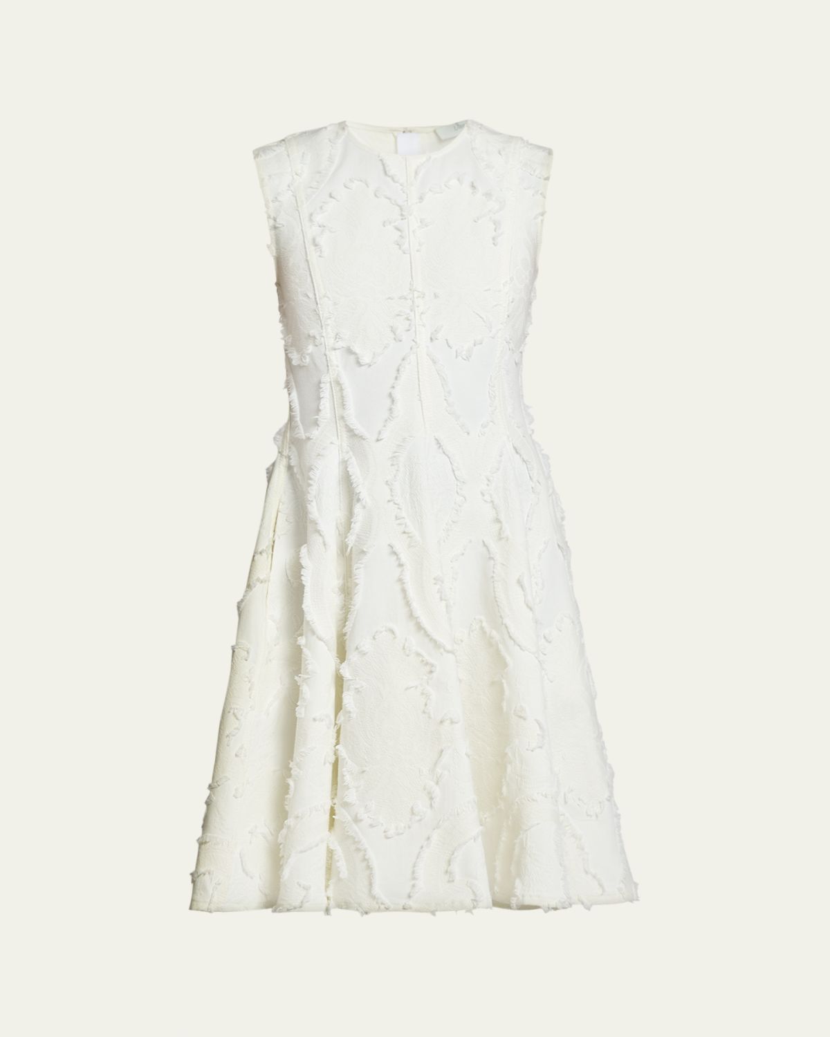Erdem Textured Denim Fit-&-Flare Mini Dress | Thumbnail 6 Erdem Textured Denim Fit-&-Flare Mini Dress | Thumbnail 6
