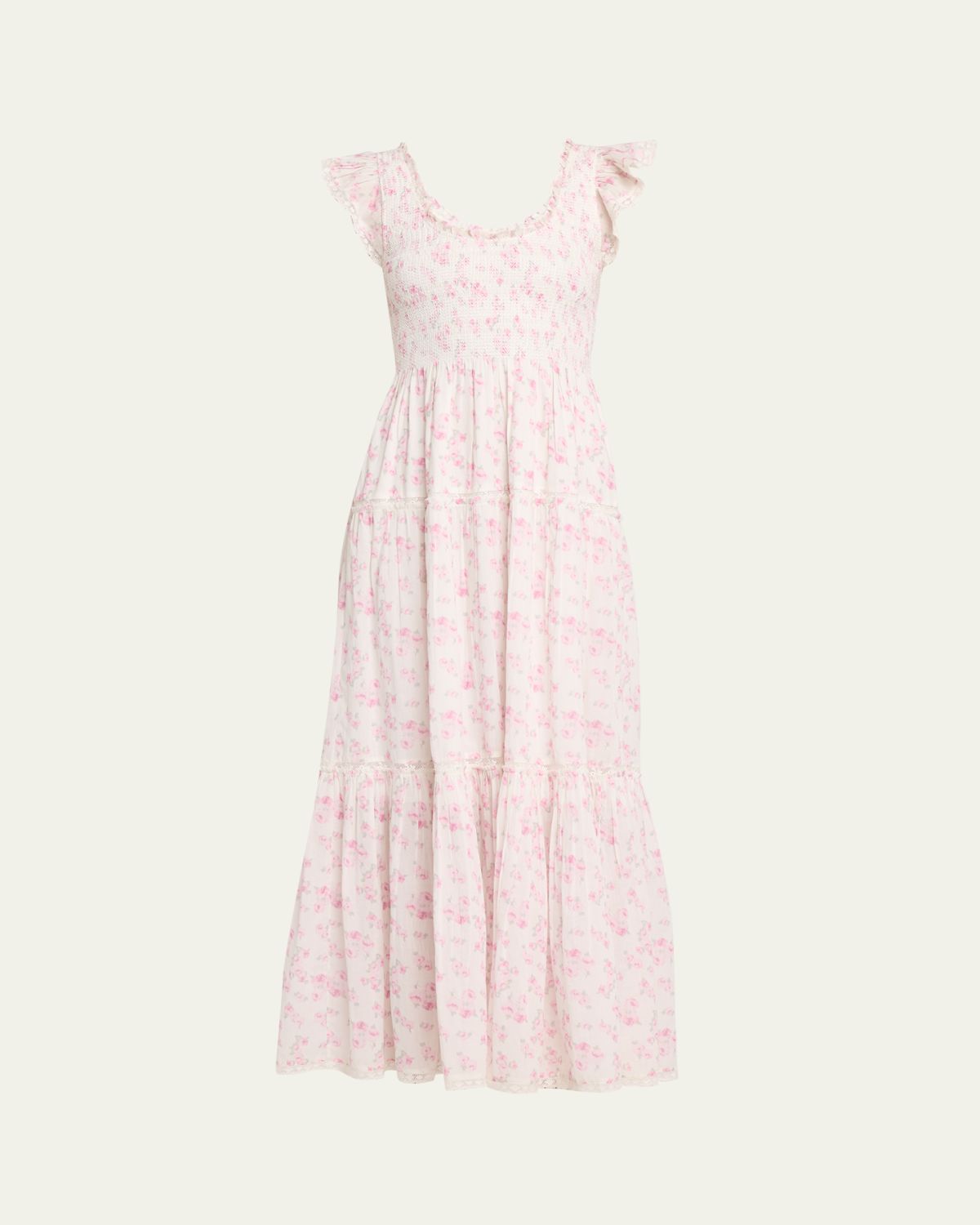LoveShackFancy Chessie Floral Maxi Dress | Thumbnail 6 LoveShackFancy Chessie Floral Maxi Dress | Thumbnail 6