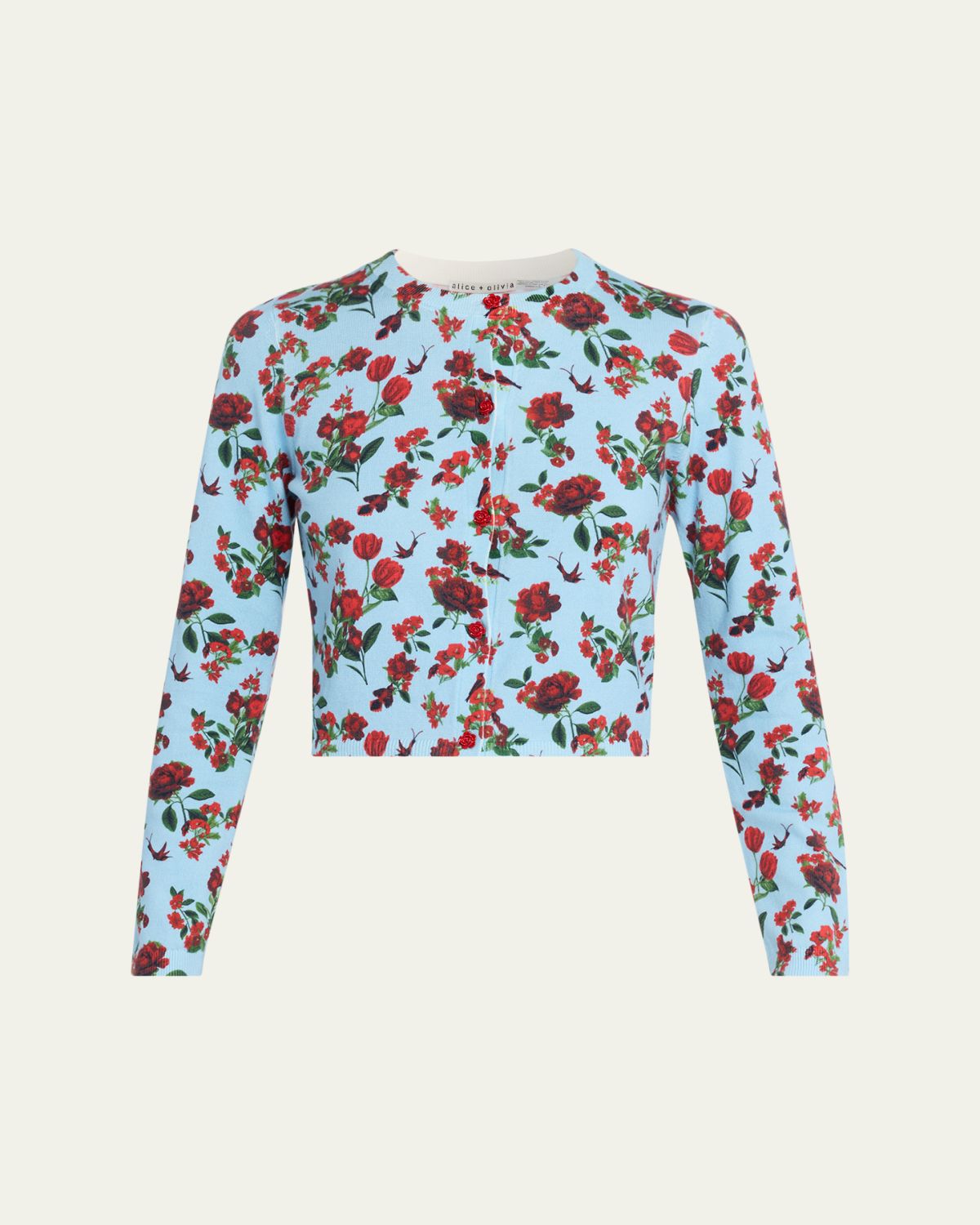 ALICE + OLIVIA Carson Printed Cardigan | Thumbnail 6