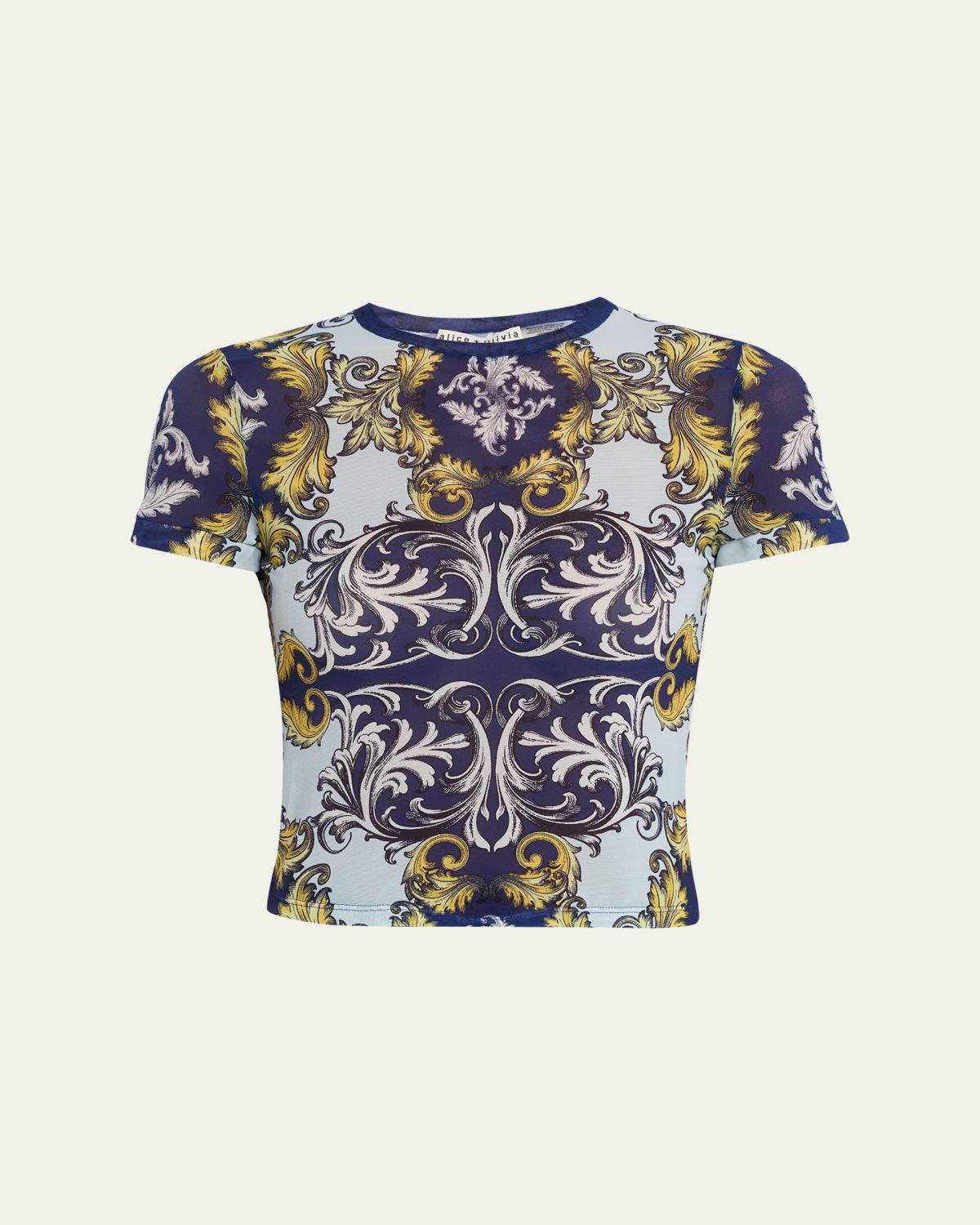 ALICE + OLIVIA Tess Crewneck Tee | Thumbnail 9 ALICE + OLIVIA Tess Crewneck Tee | Thumbnail 9