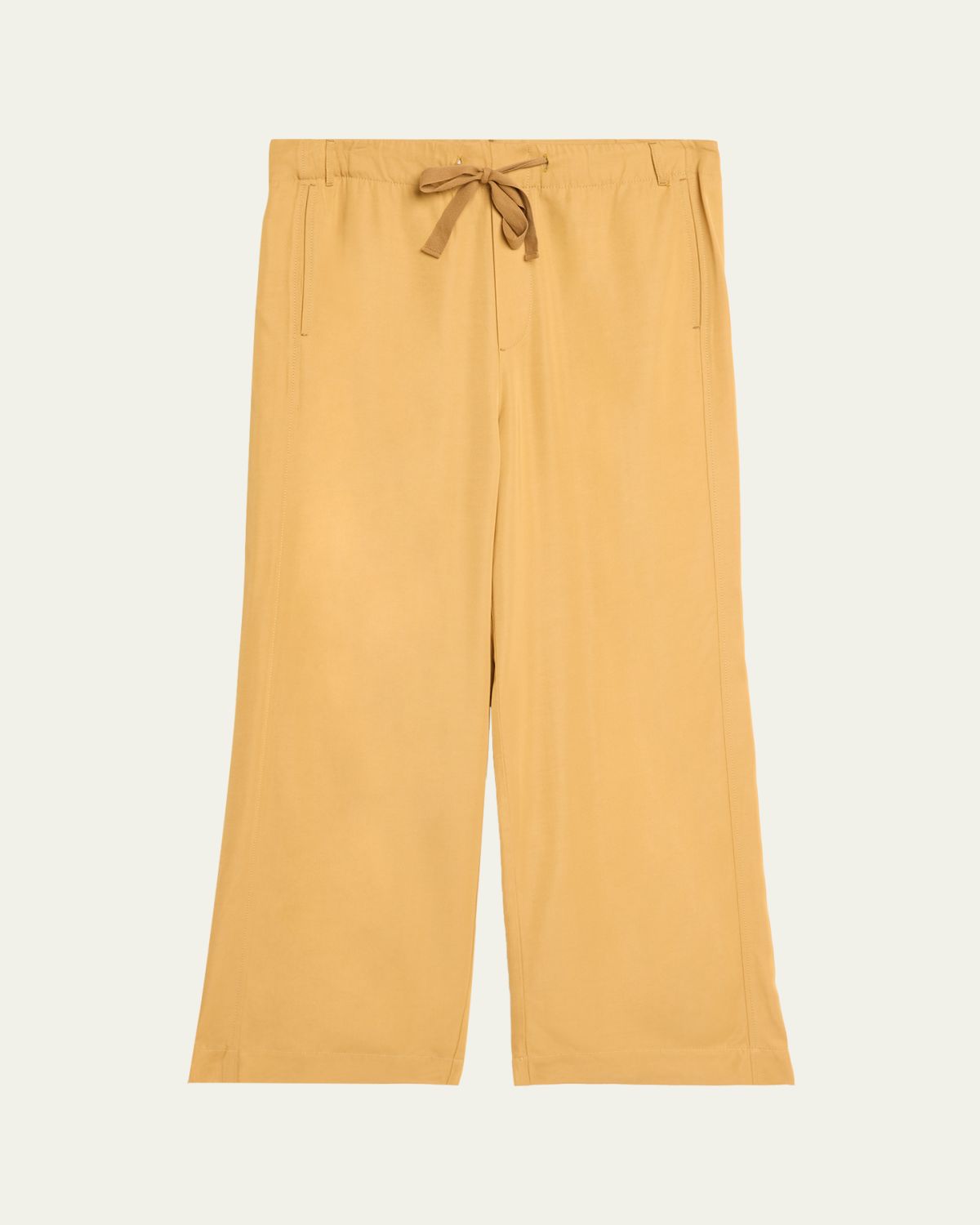 Sanderlak Men's Viscose Wide-Leg Drawstring Pants | Thumbnail 6 Sanderlak Men's Viscose Wide-Leg Drawstring Pants | Thumbnail 6