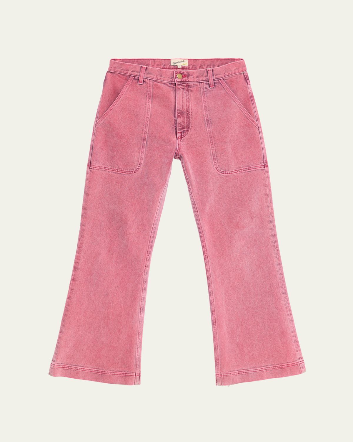 Sanderlak Men's Utility Relaxed Flare Jeans | Thumbnail 6