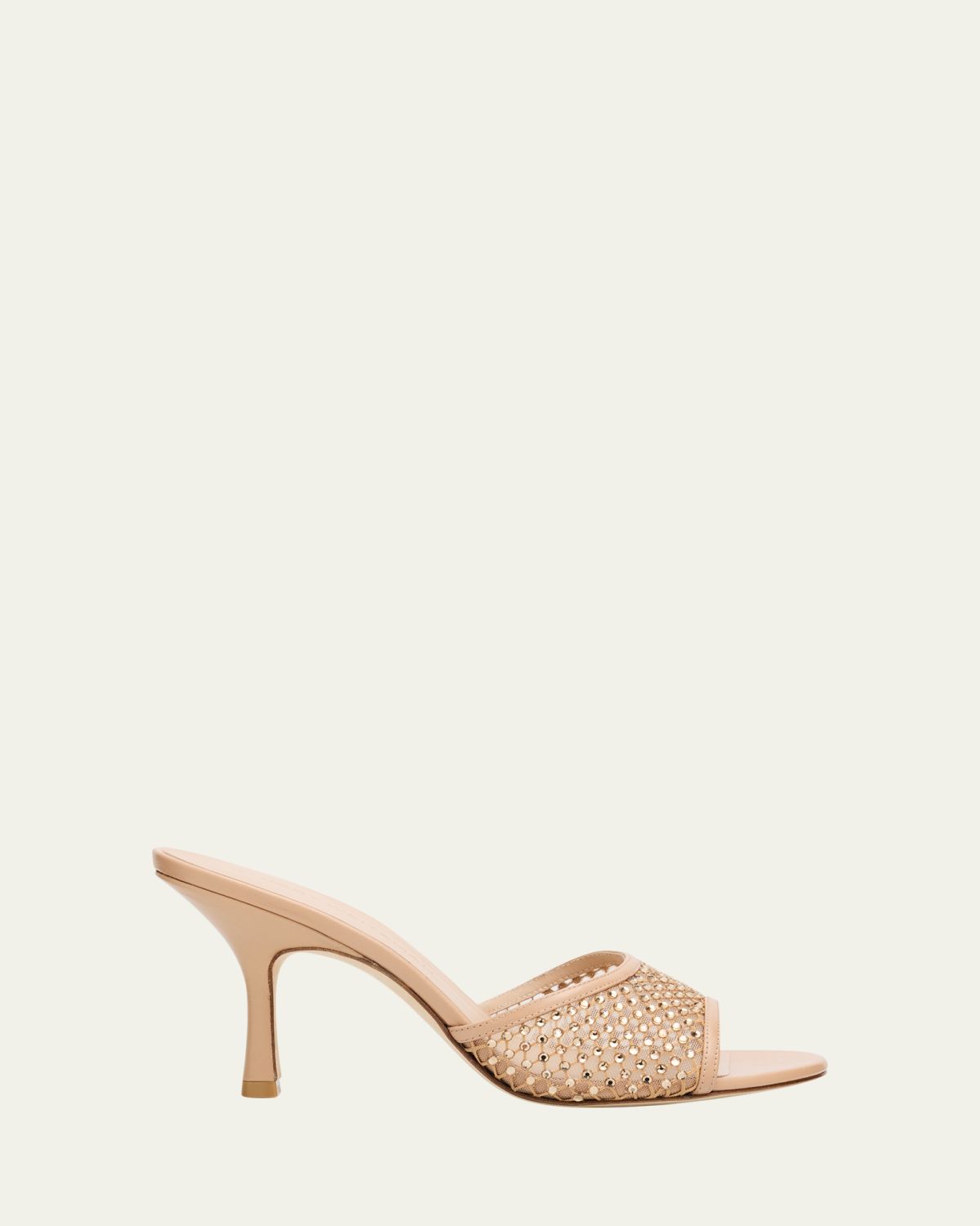 Stuart Weitzman 8mm Bareitall Mesh and Leather Sandals | Thumbnail 6