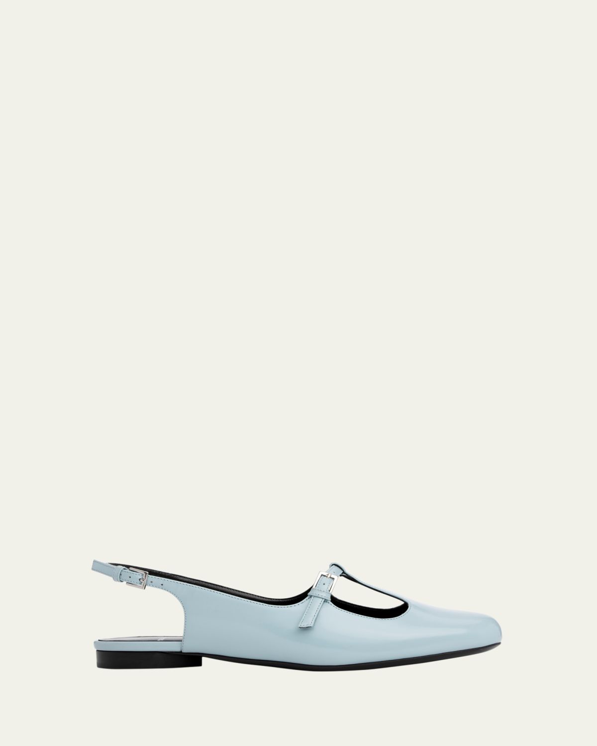 Pierre Hardy Mia Patent Leather Mary Jane Slingback Flats