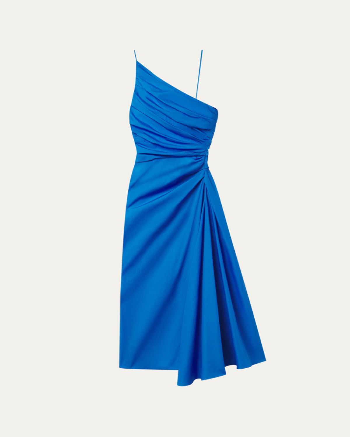 A.L.C. Juno Ruched One-Shoulder Midi Dress | Thumbnail 6 A.L.C. Juno Ruched One-Shoulder Midi Dress | Thumbnail 6