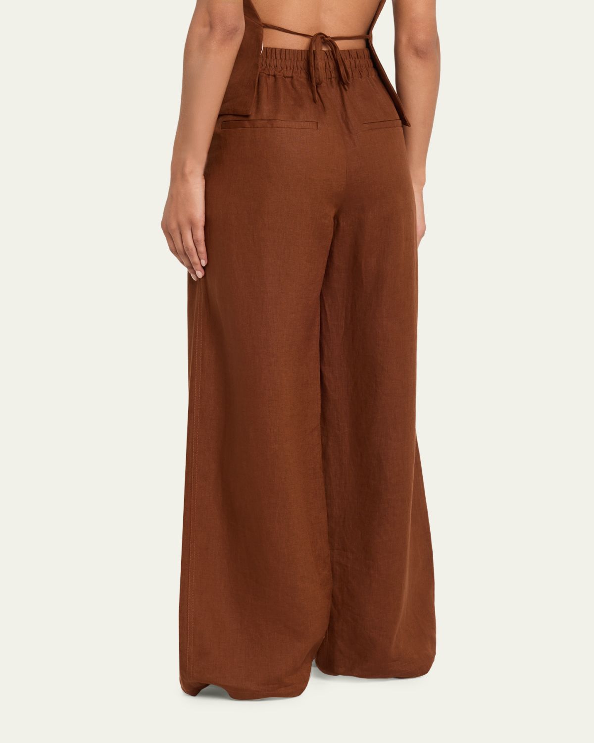 A.L.C. Tyler Wide-Leg Linen Pants | Thumbnail 3 A.L.C. Tyler Wide-Leg Linen Pants | Thumbnail 3