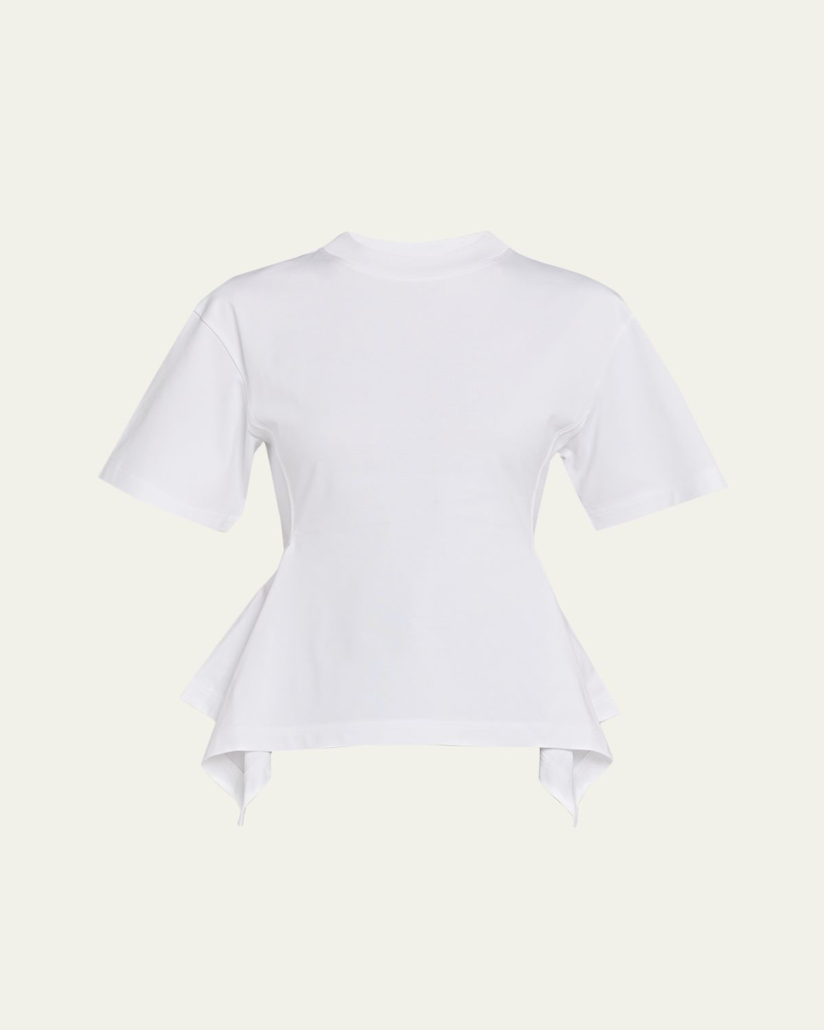 ALAIA Panelled Short-Sleeve Top