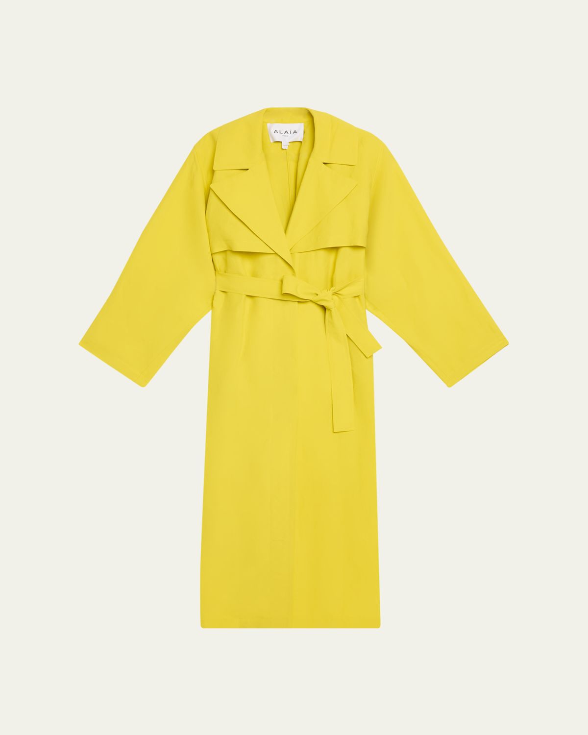 ALAÏA Paper Belted Midi Trench Coat | Thumbnail 6 ALAÏA Paper Belted Midi Trench Coat | Thumbnail 6