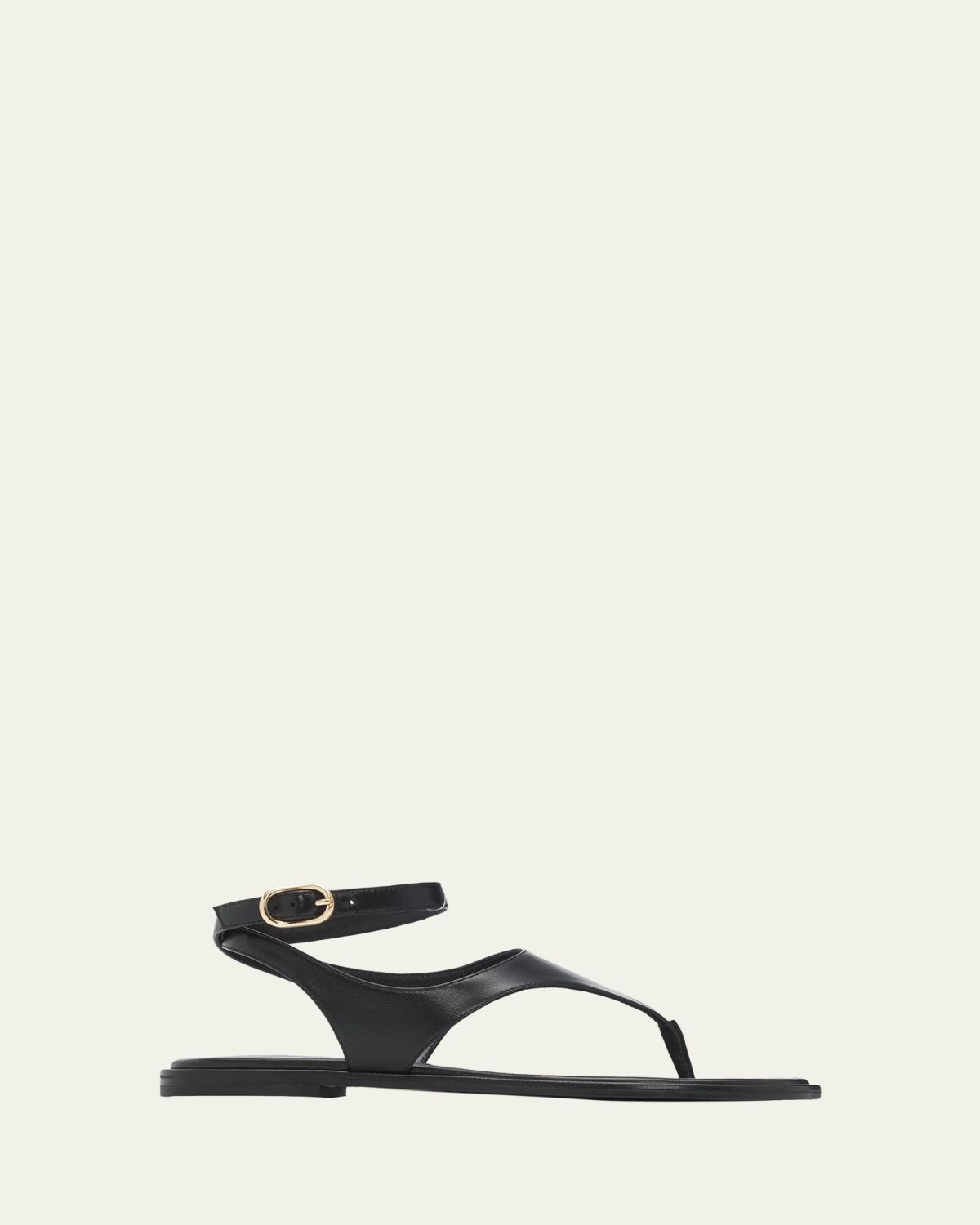 Stuart Weitzman Marley Nappa Leather Flat Thong Sandals | Thumbnail 4
