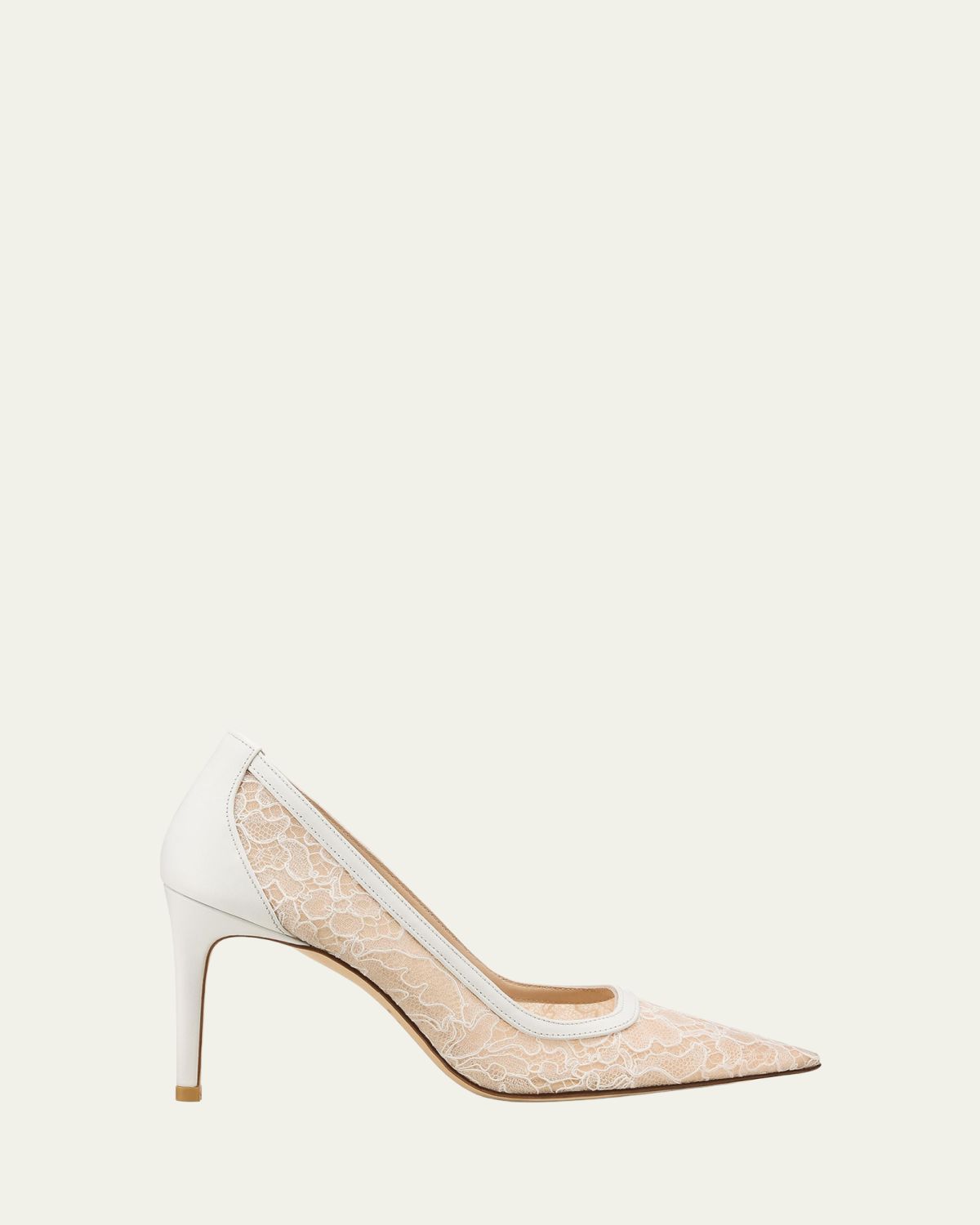 Stuart Weitzman 8mm Stuart Power Lace Pumps | Thumbnail 4 Stuart Weitzman 8mm Stuart Power Lace Pumps | Thumbnail 4