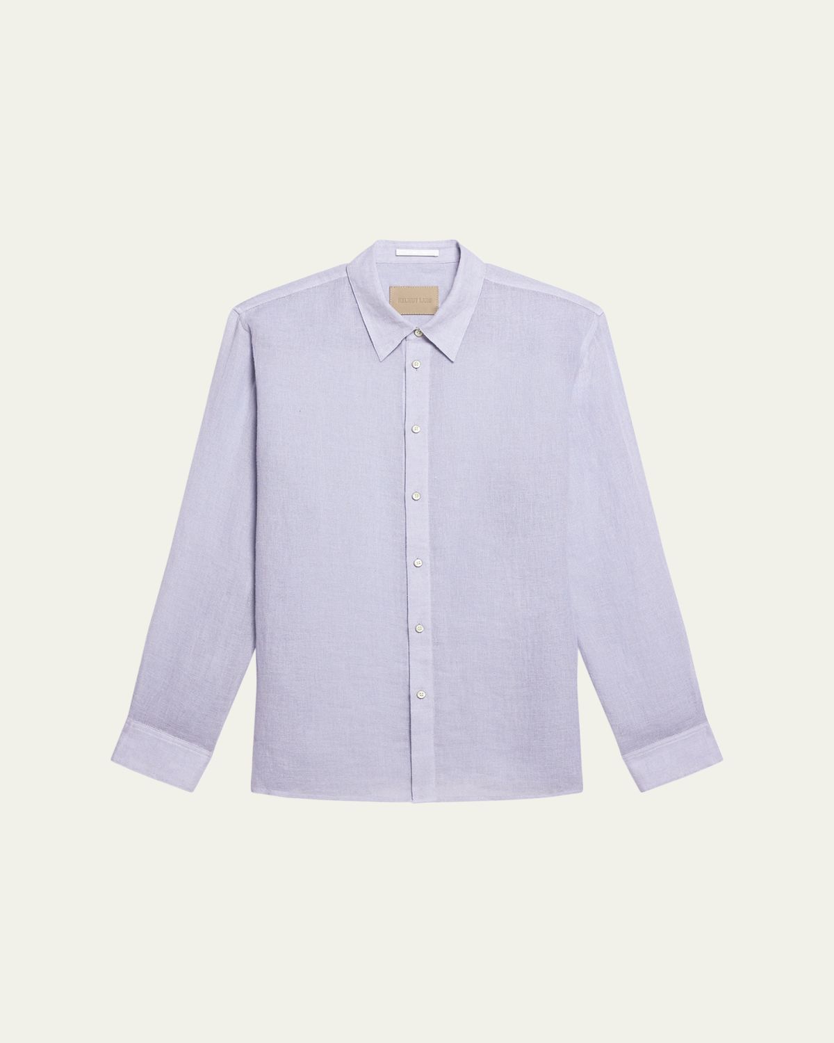 Helmut Lang Men's Relaxed Fit Linen Button-Down Shirt