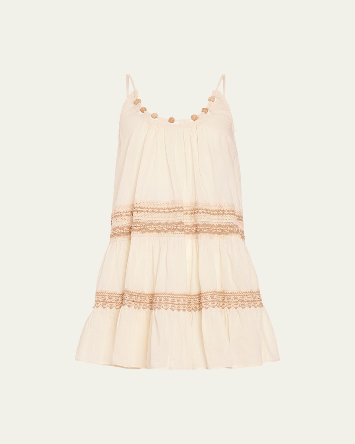 Ramy Brook Jovie Embroidered Mini Dress