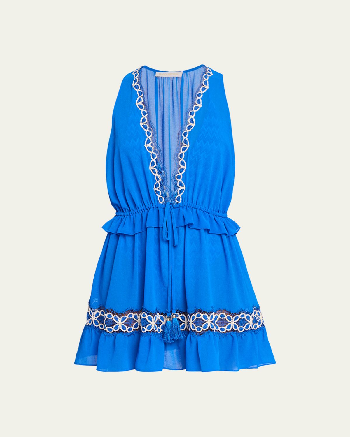 Ramy Brook Gwendolyn Embroidered Coverup Mini Dress | Thumbnail 6