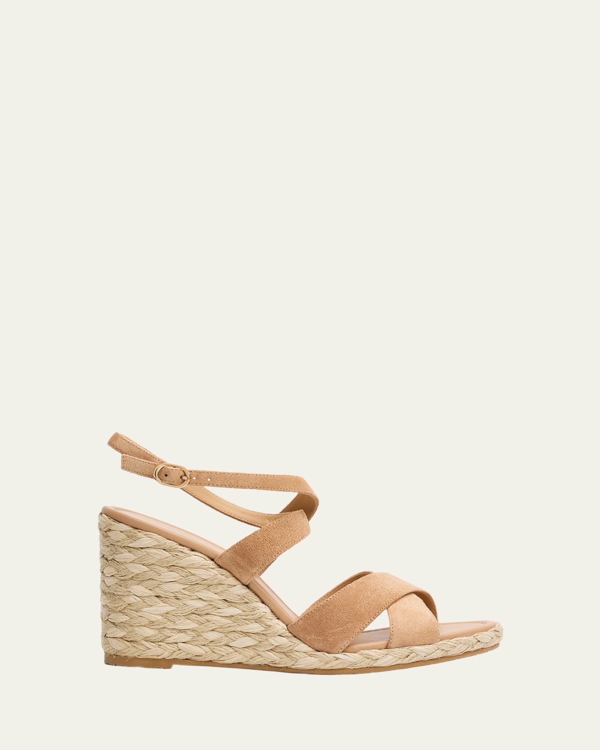 Stuart Weitzman 100mm Alyssa Suede Espadrille Wedge Sandals | Thumbnail 6 Stuart Weitzman 100mm Alyssa Suede Espadrille Wedge Sandals | Thumbnail 6