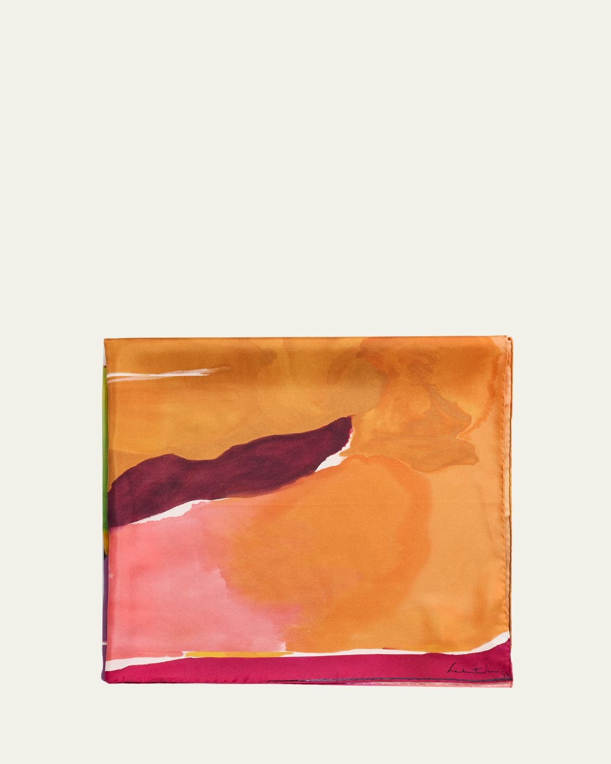 Ulla Johnson x Helen Frankenthaler Silk Twill Scarf
