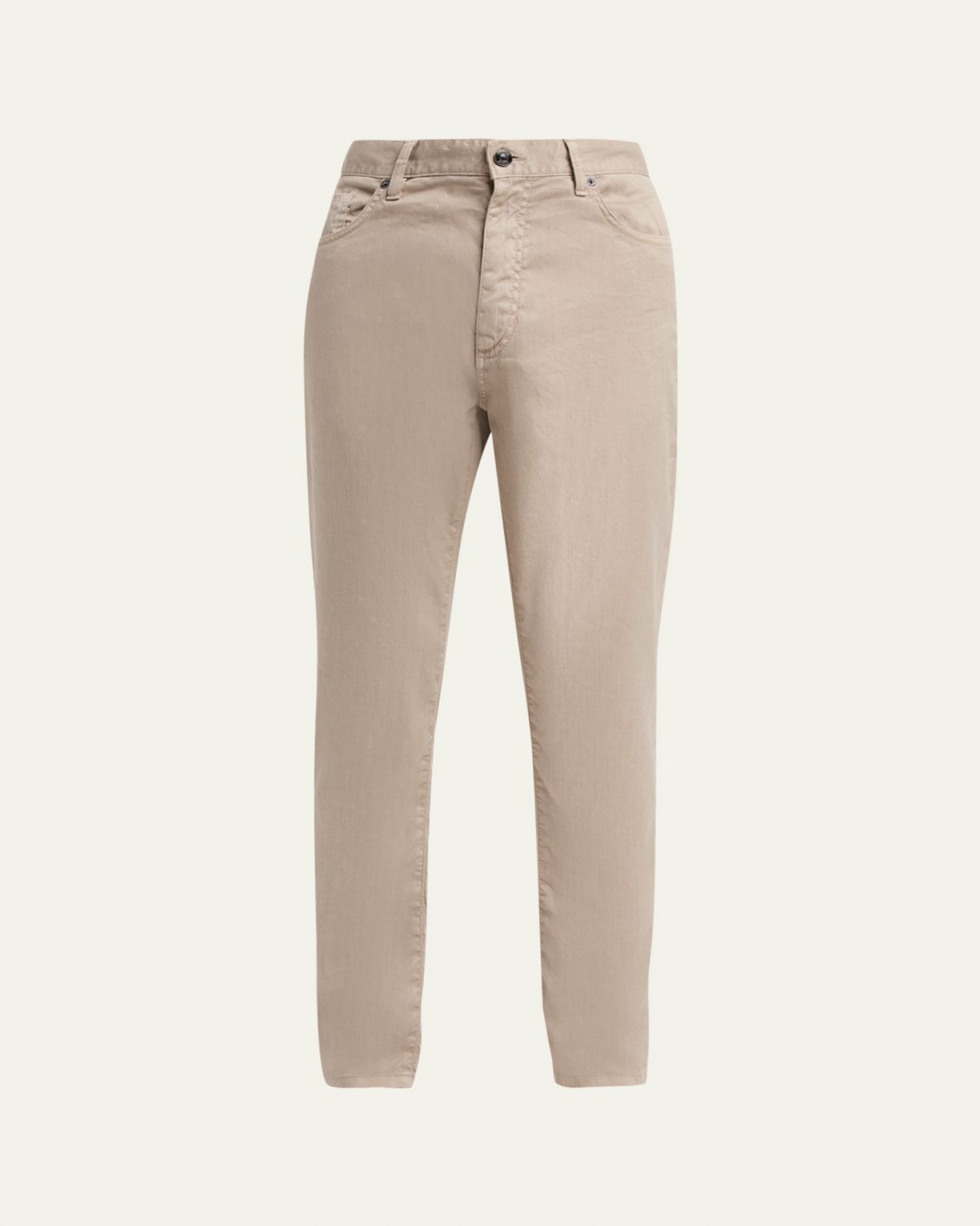ZEGNA City Stretch Cotton-Linen Jeans