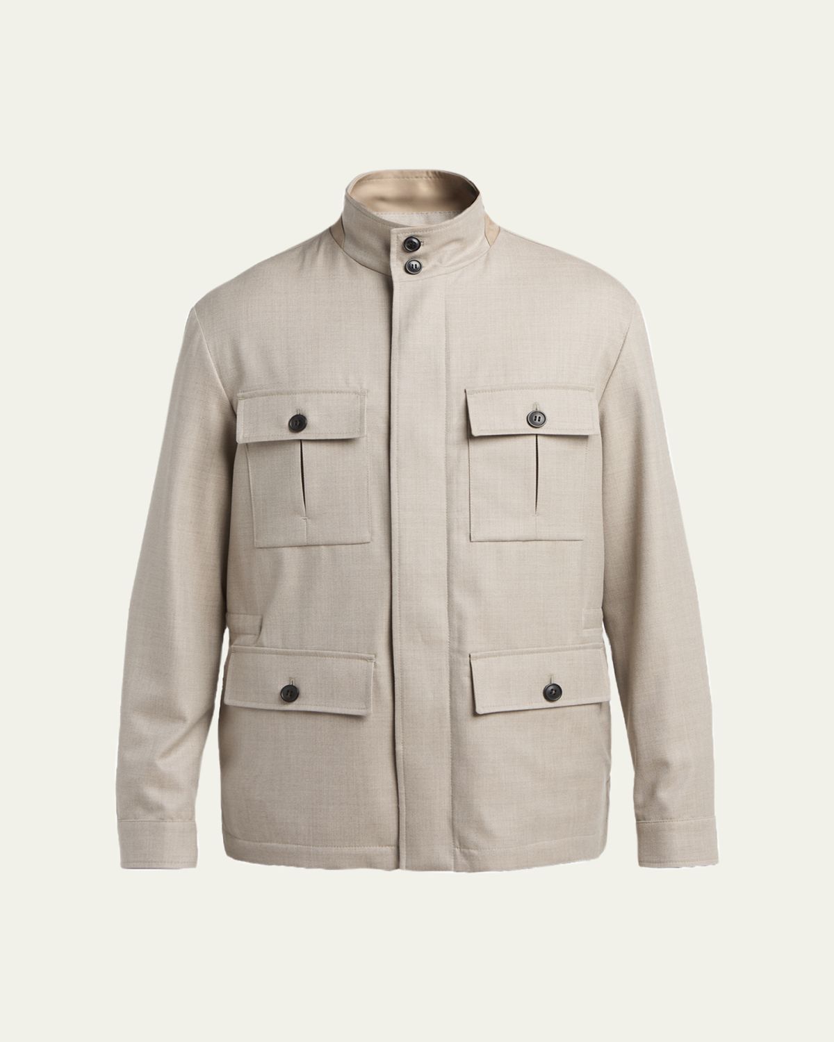 ZEGNA Men's Wool Field Jacket