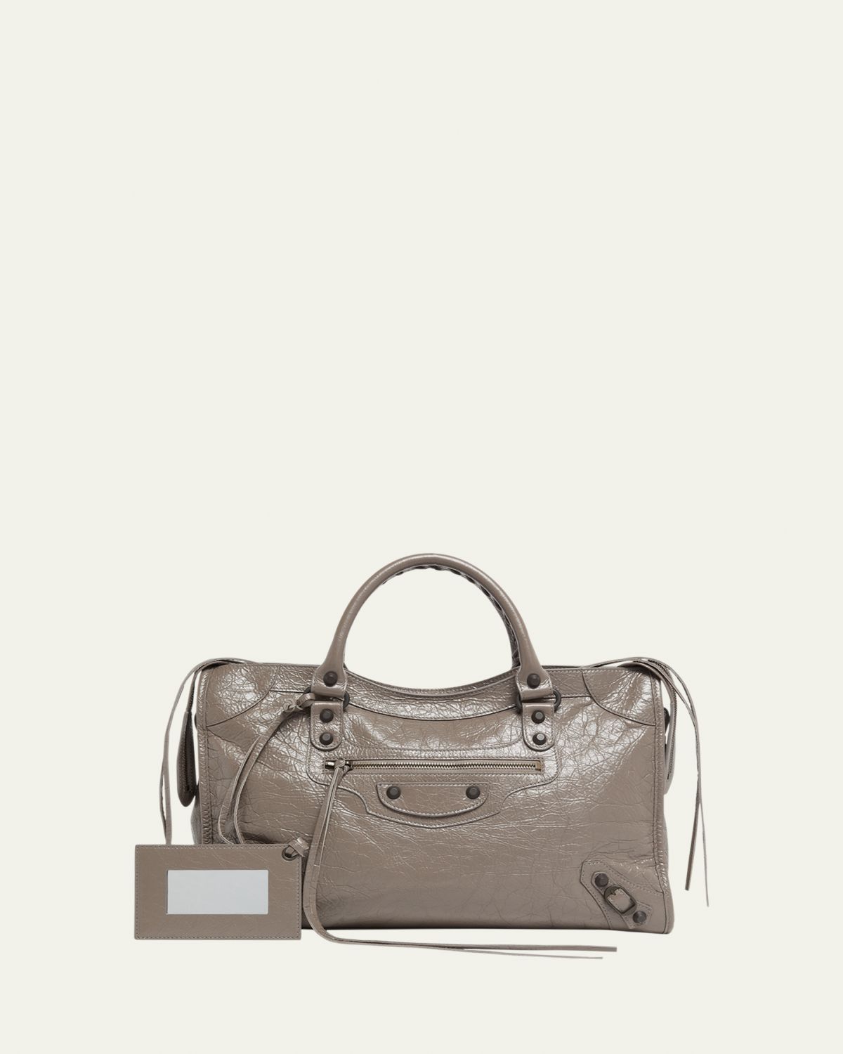 Balenciaga Le City Lambskin Leather Tote Bag