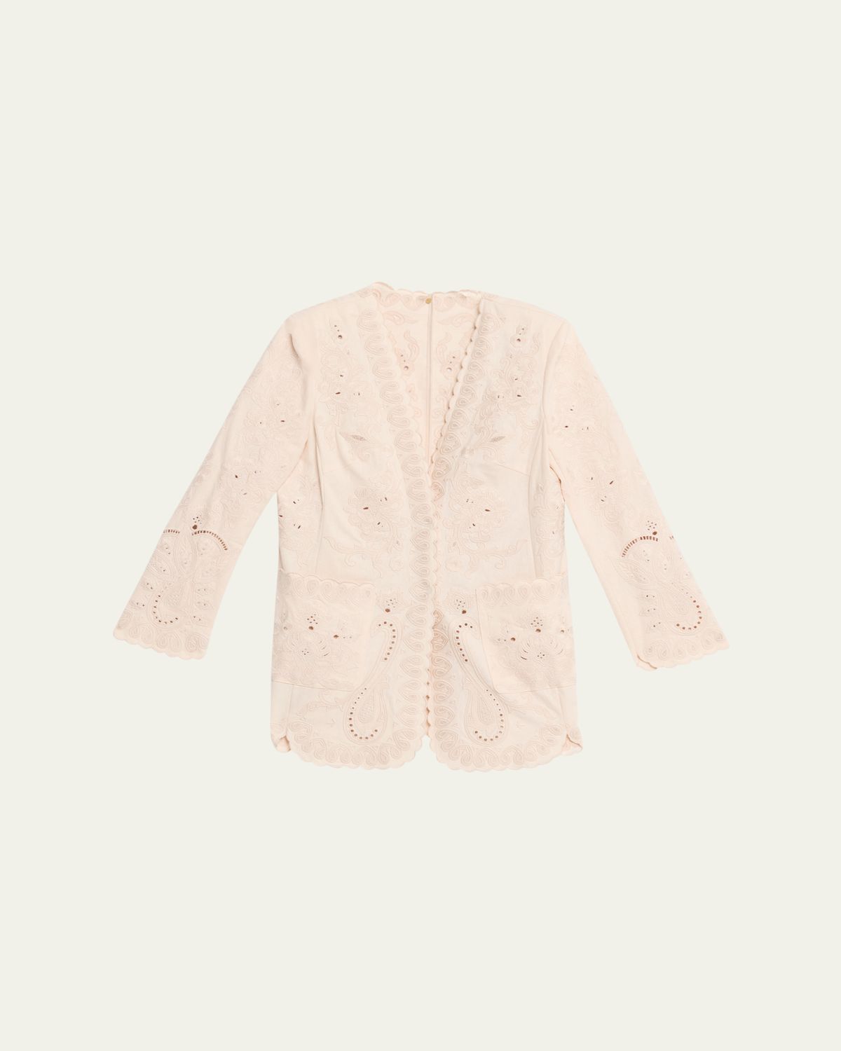 Kobi Halperin Lace Embroidered Cotton-Linen Jacket | Thumbnail 6