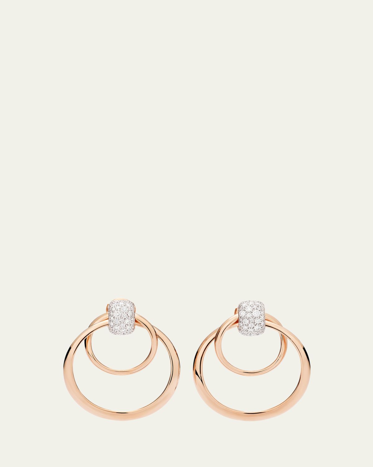 Pomellato Together 18K Rose Gold Diamond Earrings | Thumbnail 3 Pomellato Together 18K Rose Gold Diamond Earrings | Thumbnail 3
