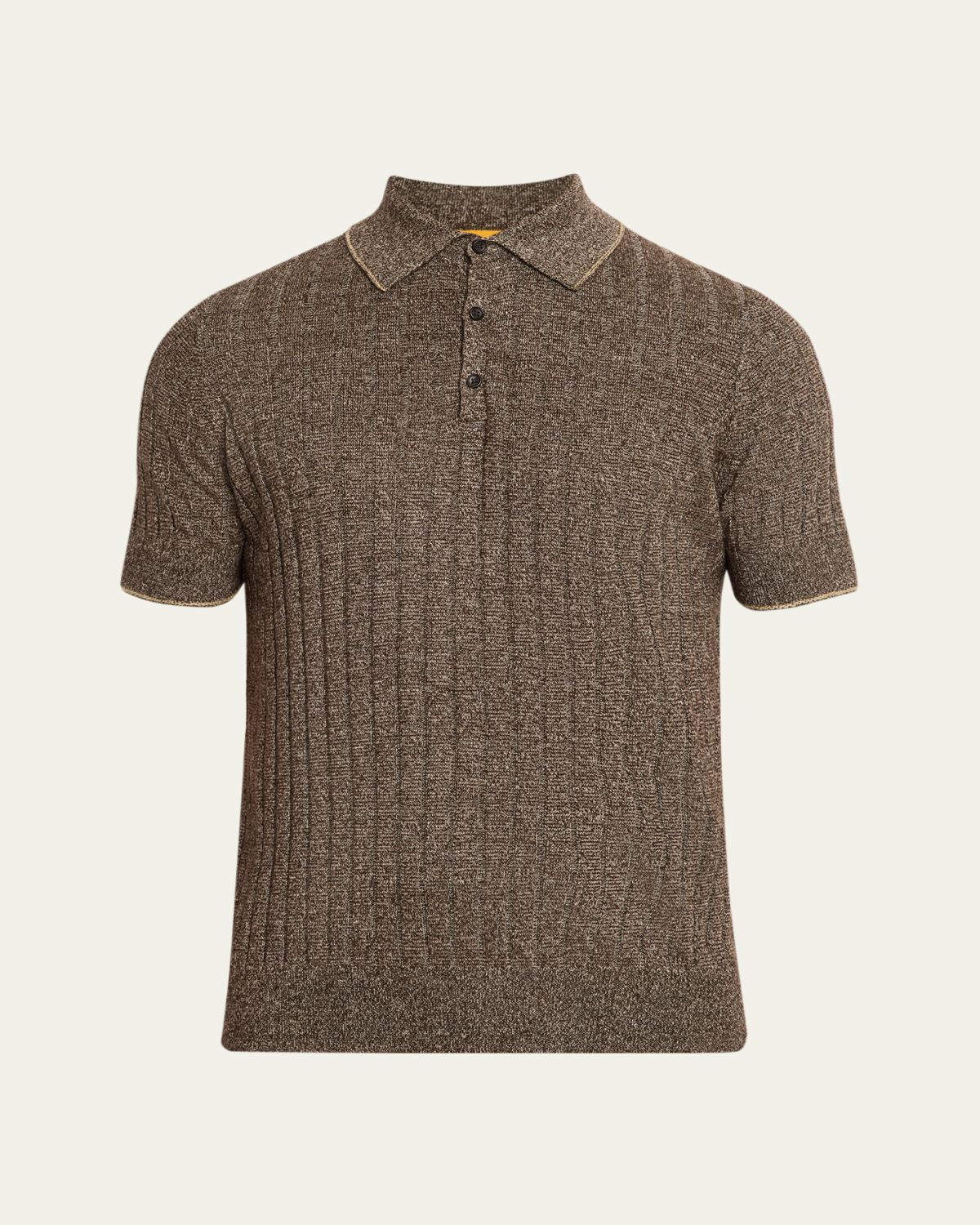 Guest in Residence Men's Rib-Knit Teddy Polo hirt | Thumbnail 6 Guest in Residence Men's Rib-Knit Teddy Polo hirt | Thumbnail 6