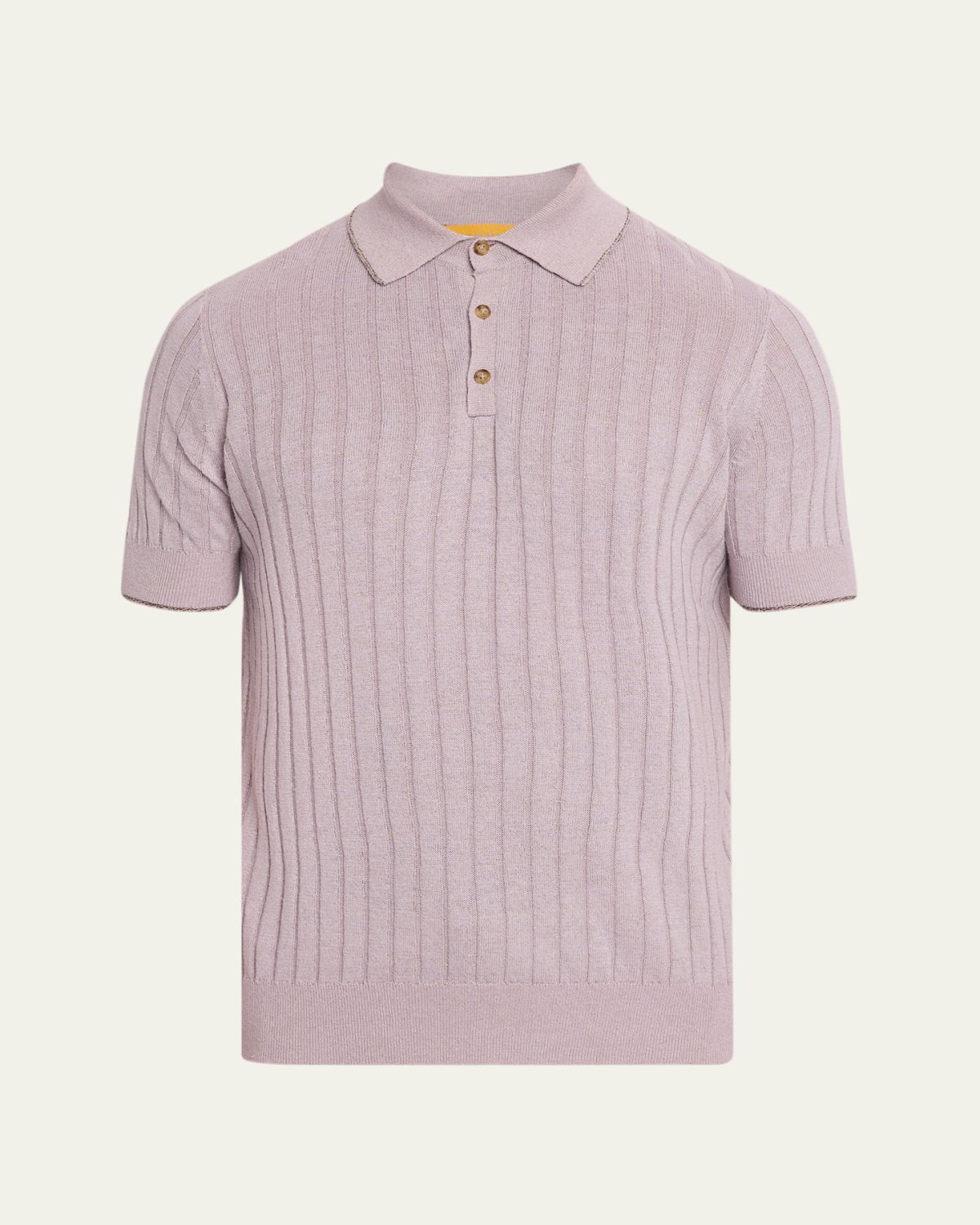 Guest in Residence Men's Rib-Knit Teddy Polo Shirt | Thumbnail 6 Guest in Residence Men's Rib-Knit Teddy Polo Shirt | Thumbnail 6