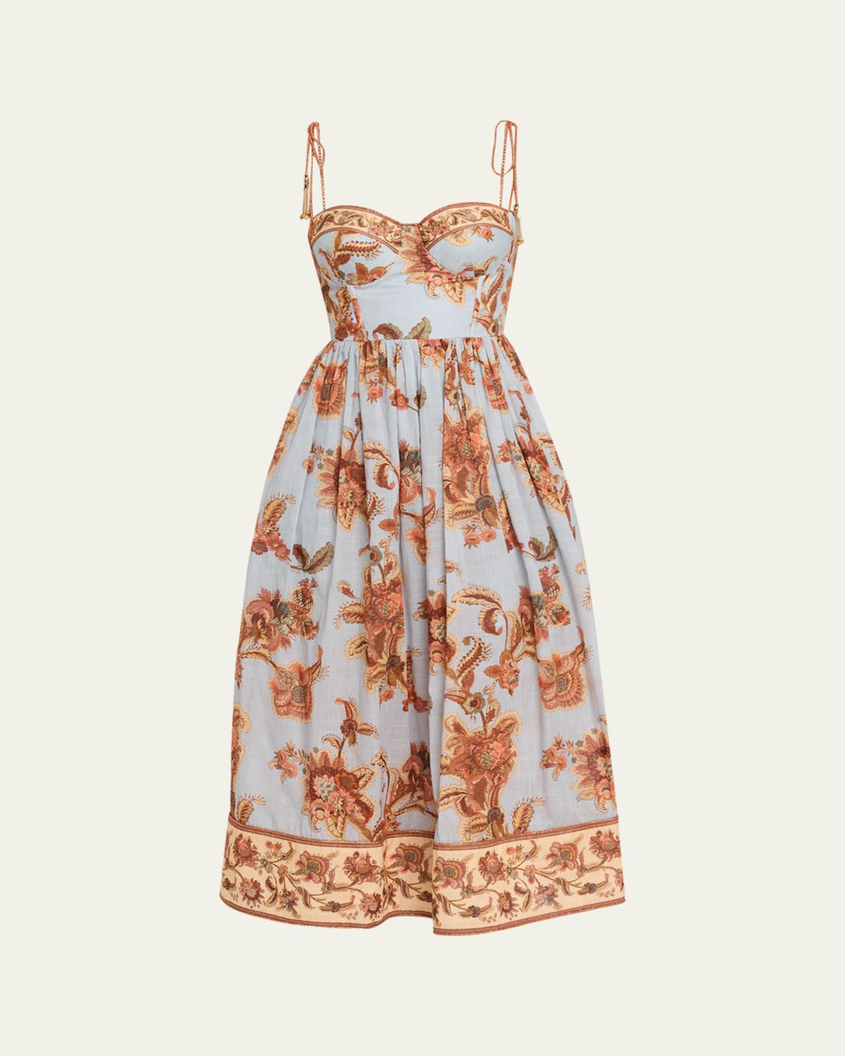 Zimmermann Aster Corset Midi Dress | Thumbnail 6