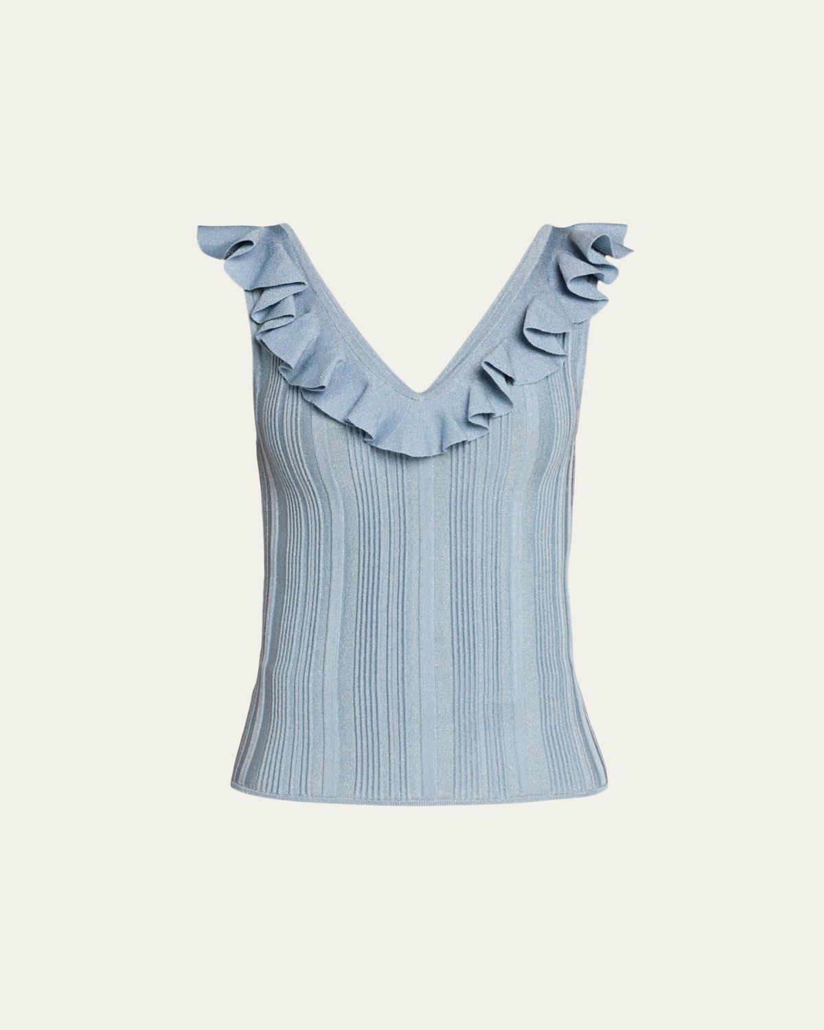 Zimmermann Aster Metallic Frill Top