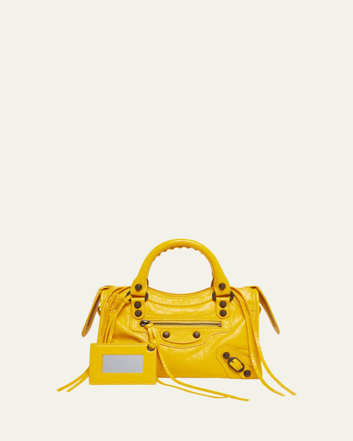 Balenciaga Le City Mini Leather Top-Handle Bag
