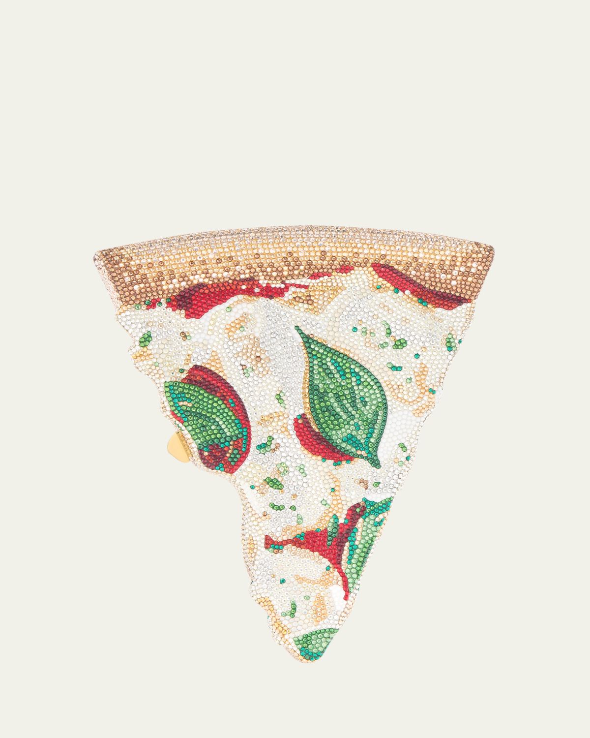 Judith Leiber Couture Pizza Crystal Clutch