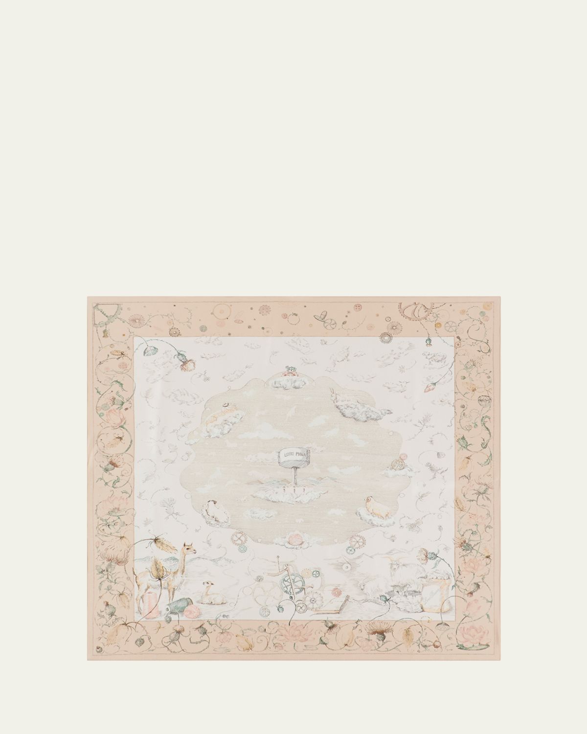 Loro Piana Laboratorio Delle Meraviglie Silk Foulard Scarf | Thumbnail 4