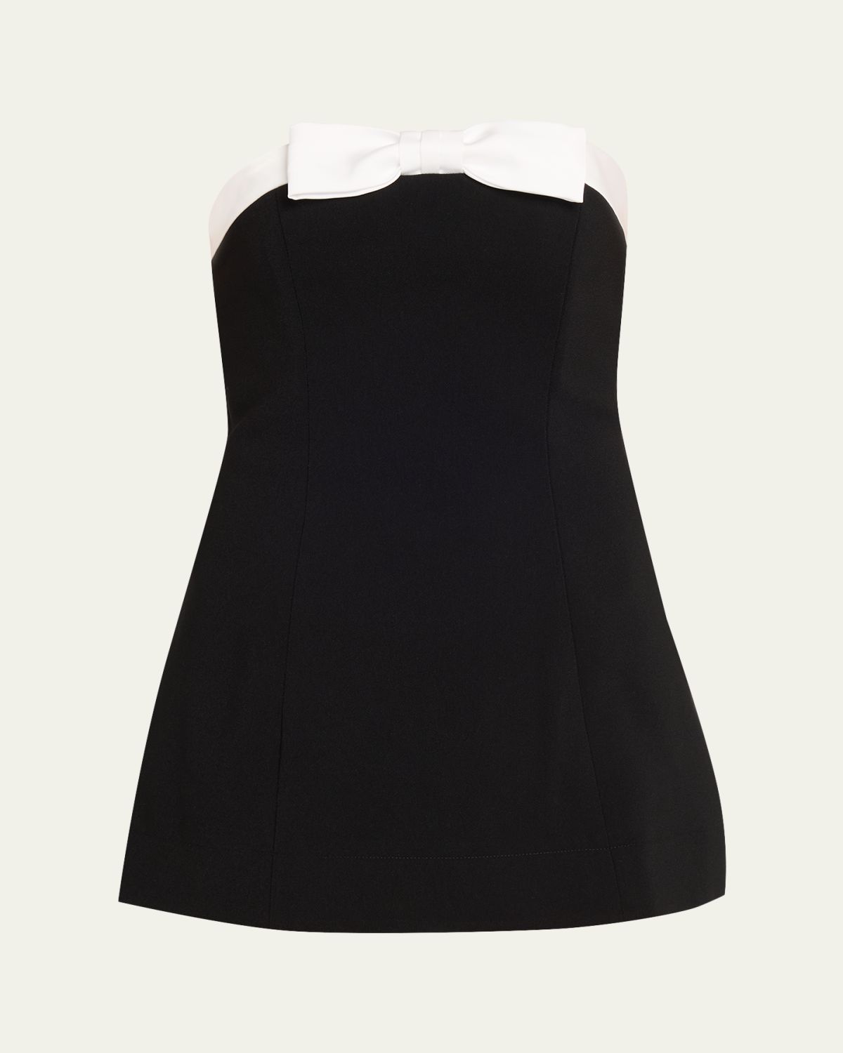 ALICE + OLIVIA Katya Sculpted Bow Romper