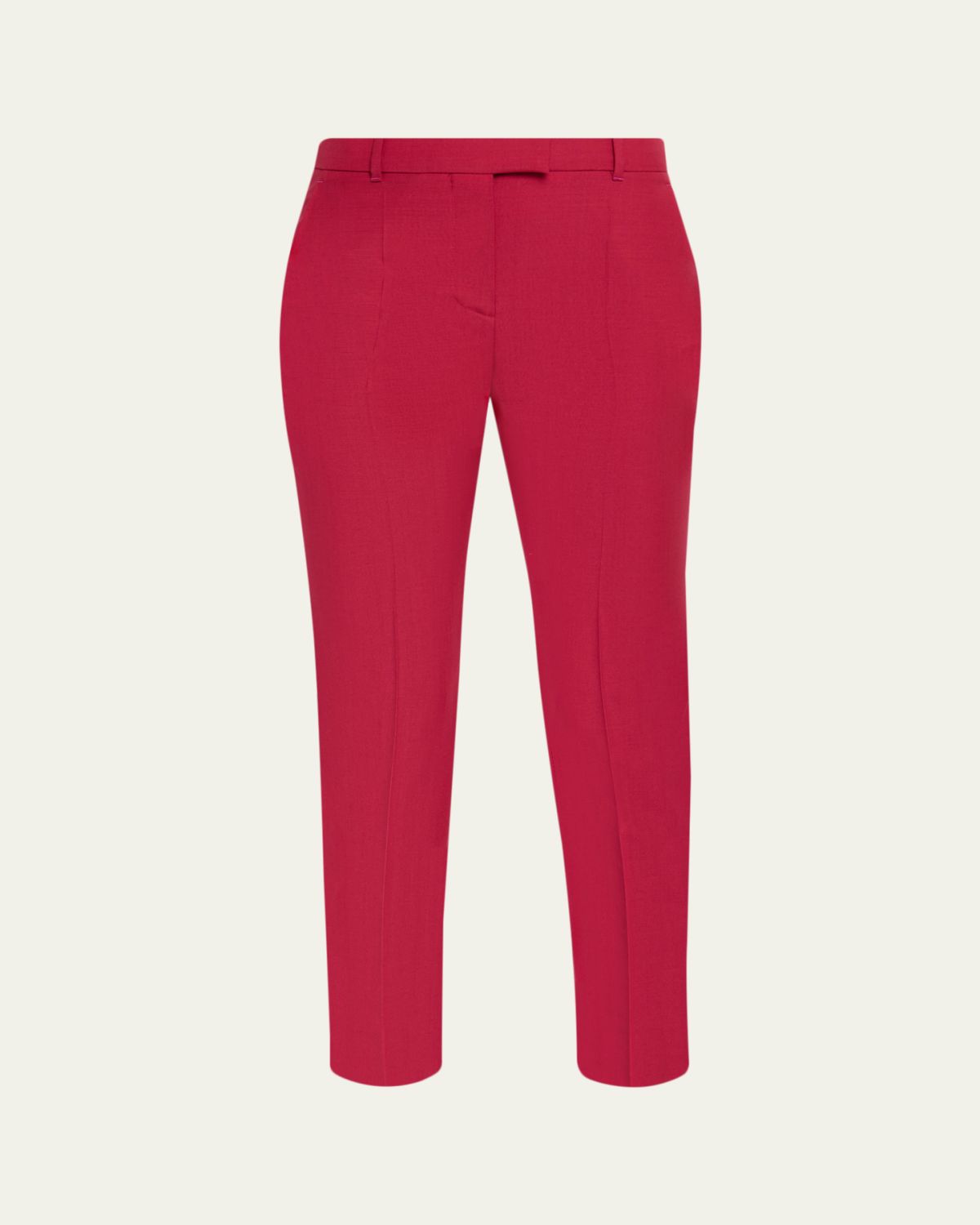 McQueen Certified Wool Mohair Slim-Leg Ankle Trousers | Thumbnail 6 McQueen Certified Wool Mohair Slim-Leg Ankle Trousers | Thumbnail 6