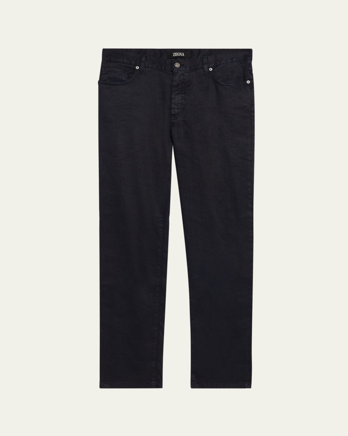 ZEGNA Men's Stretch Straight Leg Five-Pocket Pants