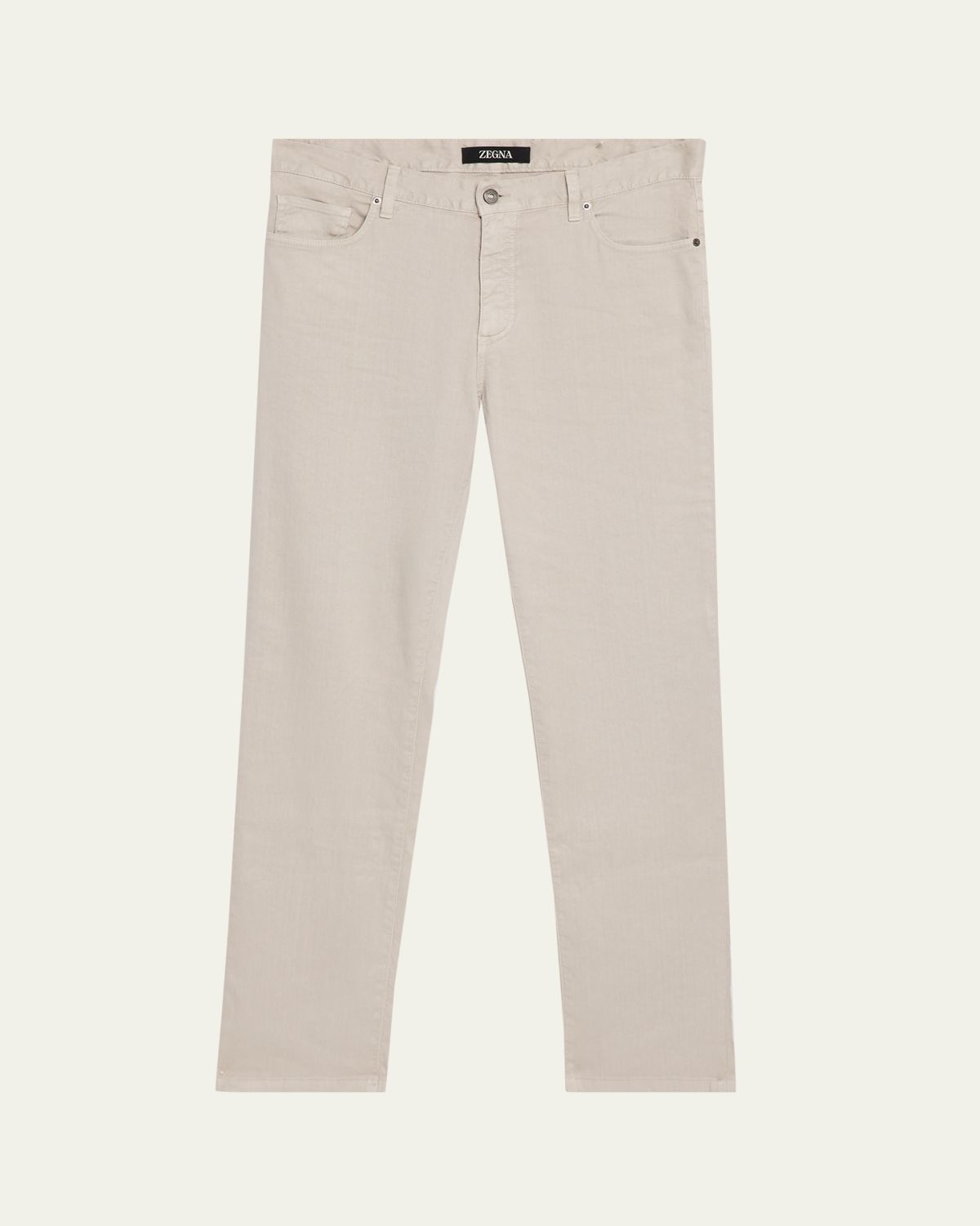 ZEGNA Men's Stretch Straight Leg Five-Pocket Pants