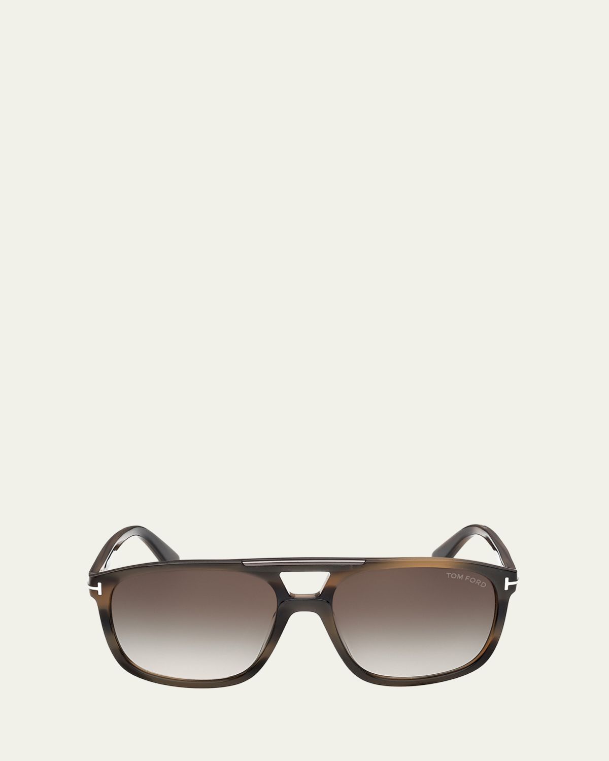 TOM FORD Men's Brianna Acetate Aviator Sunglasses