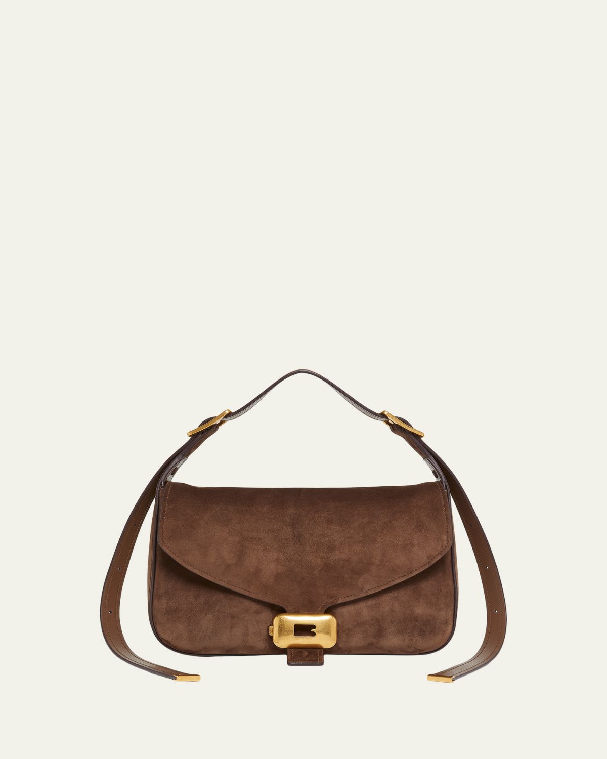 Balenciaga Clicca Medium Suede Shoulder Bag | Thumbnail 6 Balenciaga Clicca Medium Suede Shoulder Bag | Thumbnail 6