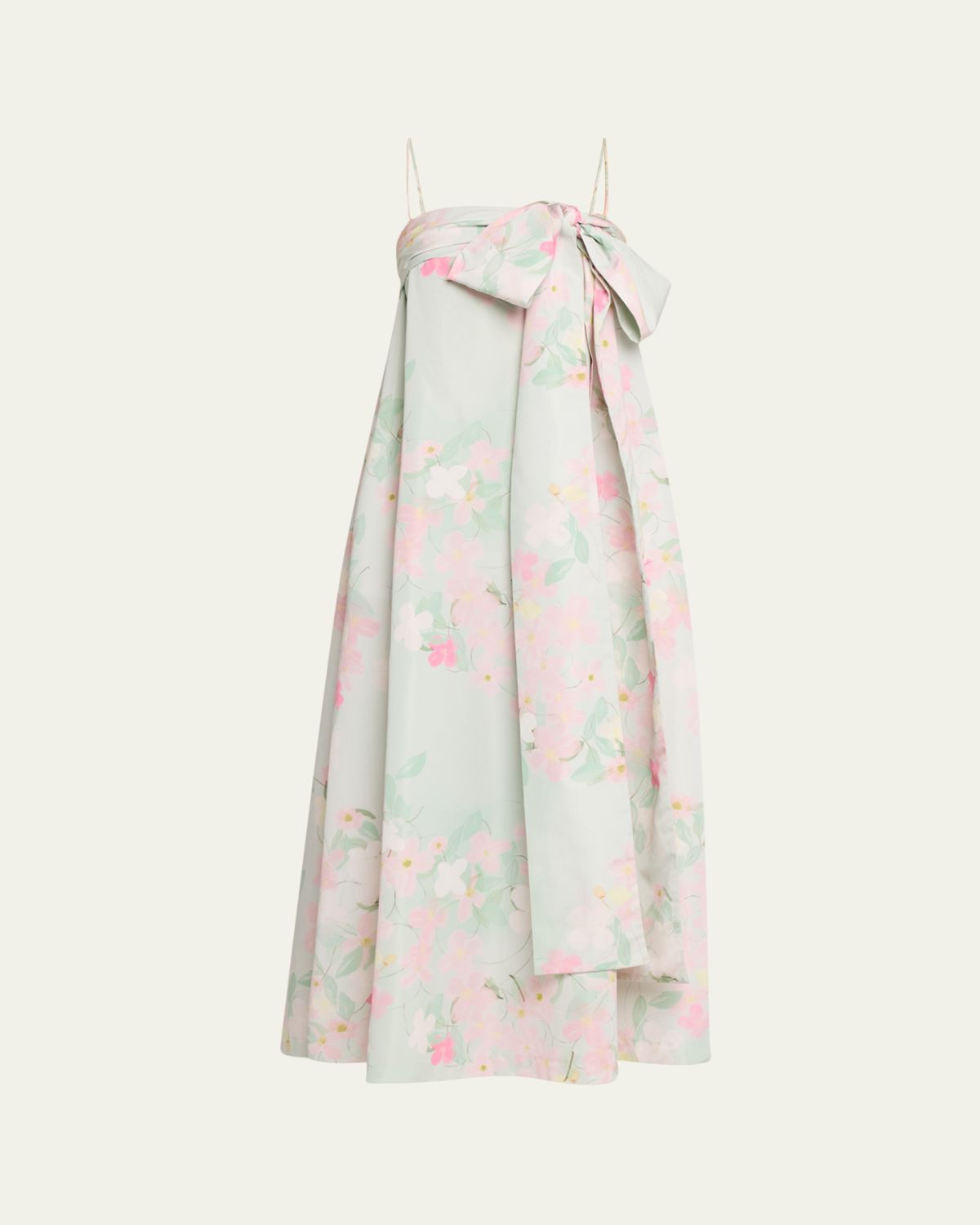 BERNADETTE Bailey Bow Babydoll Midi Dress | Thumbnail 6