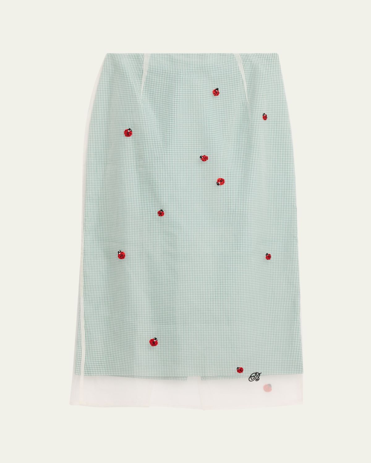 BERNADETTE Roxane Lady Bug Layered Midi Skirt | Thumbnail 6