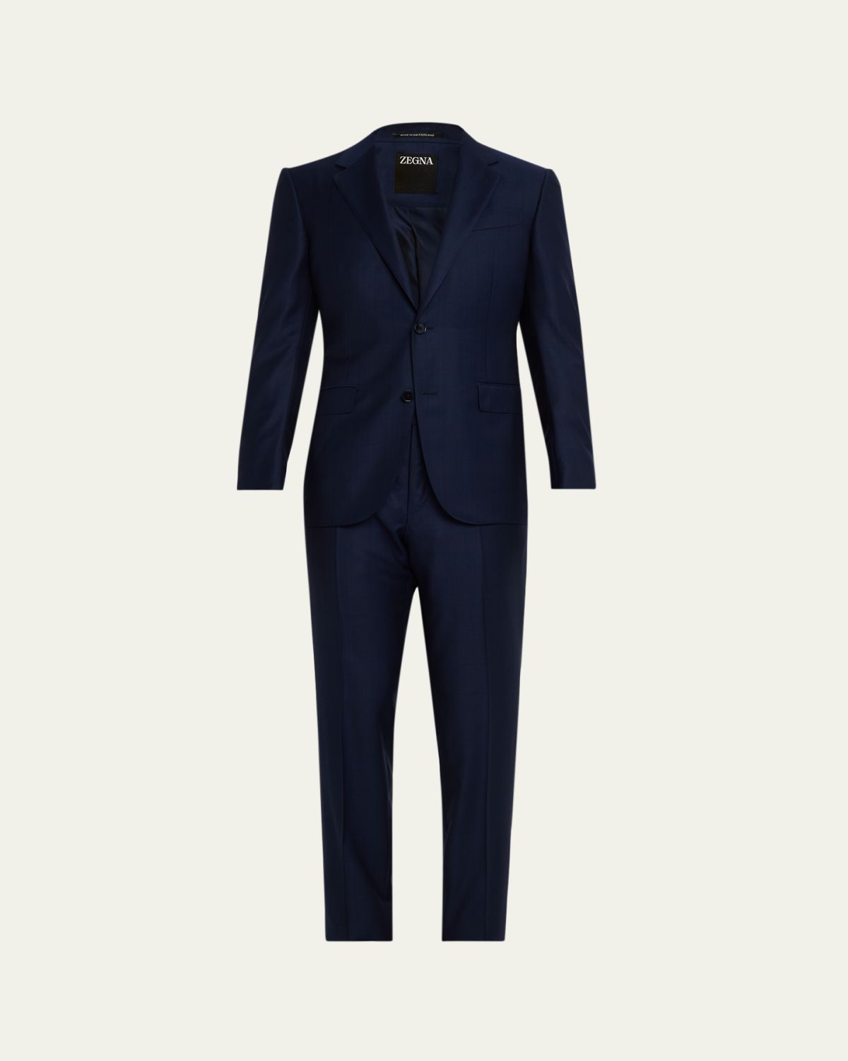 ZEGNA Men's Wool Tonal Check Two-Piece Suit | Thumbnail 6 ZEGNA Men's Wool Tonal Check Two-Piece Suit | Thumbnail 6