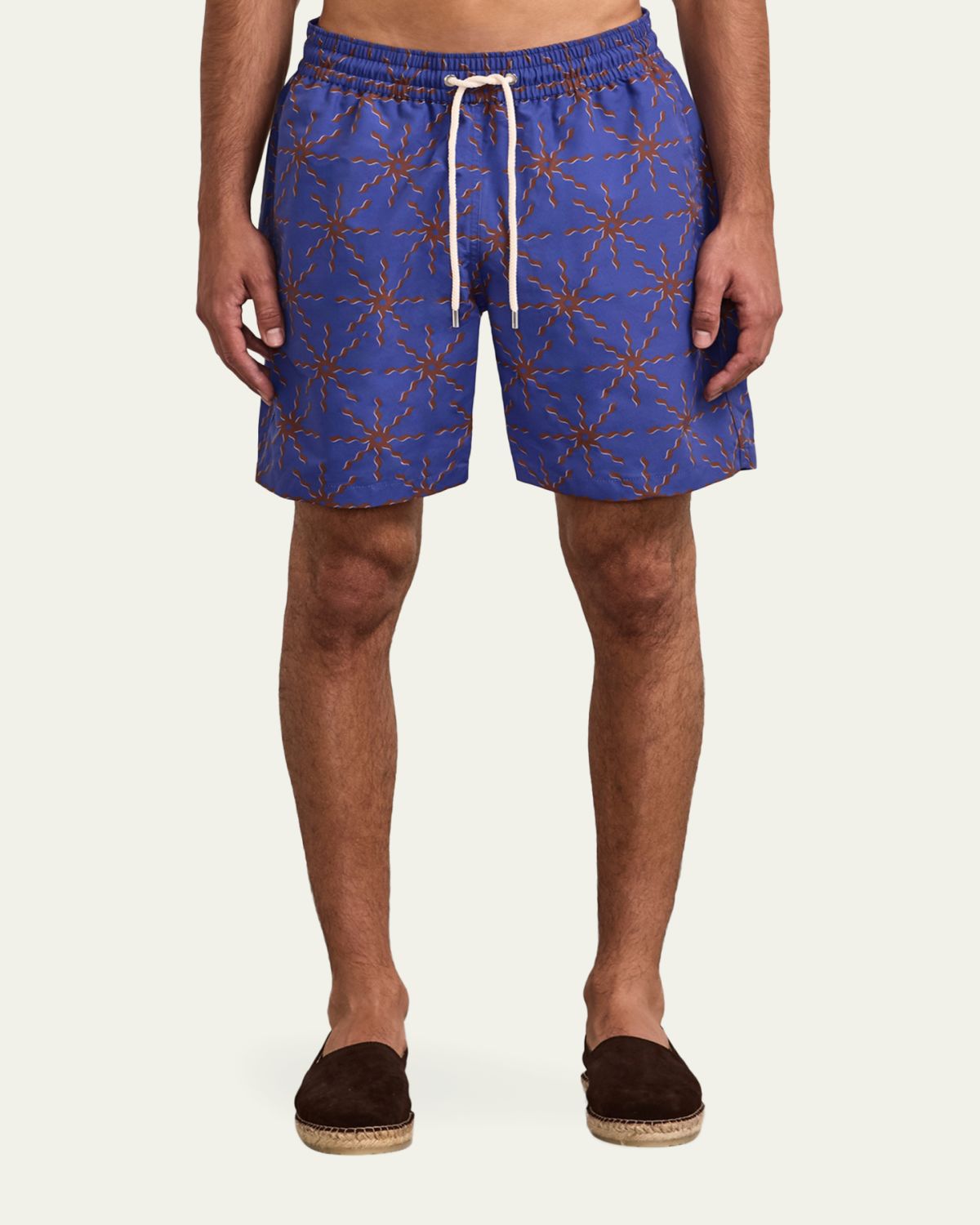 Frescobol Carioca Men's Sol-Printed Swim Trunks | Thumbnail 3 Frescobol Carioca Men's Sol-Printed Swim Trunks | Thumbnail 3