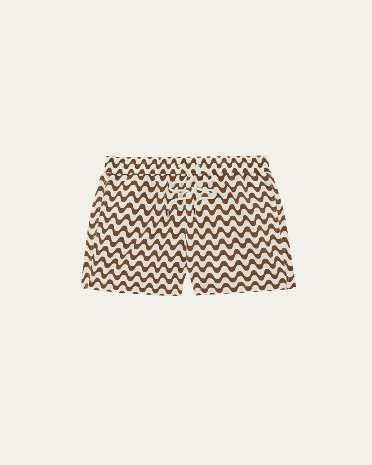 Frescobol Carioca Men's Copacabana Wave-Print Swim Trunks