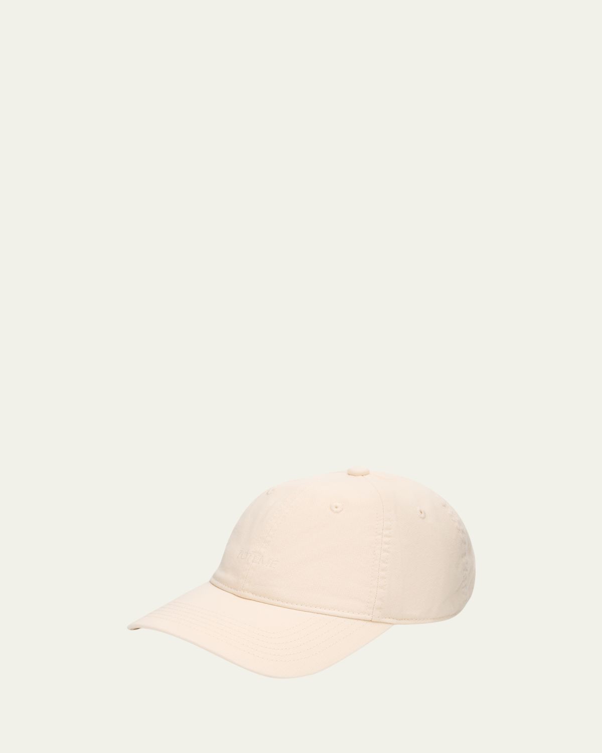 Toteme Logo Cotton Baseball Cap | Thumbnail 4