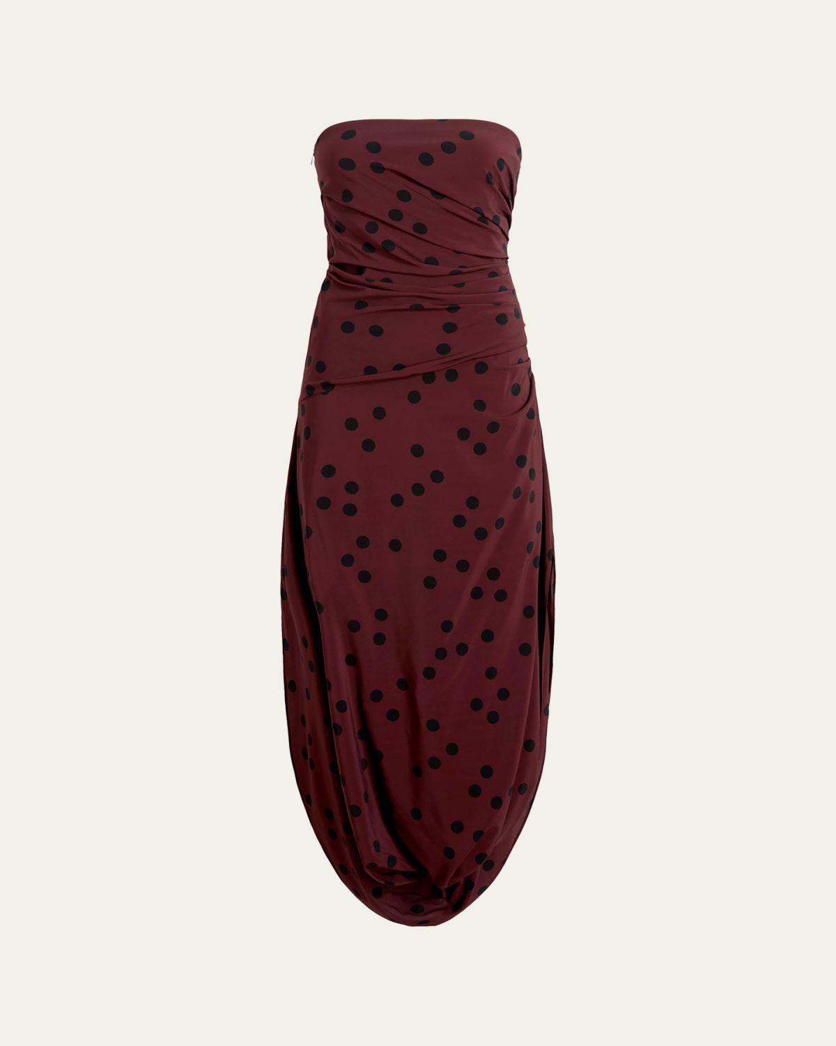 Proenza Schouler Nayara Printed Dot Stetch Viscose Dress | Thumbnail 6 Proenza Schouler Nayara Printed Dot Stetch Viscose Dress | Thumbnail 6