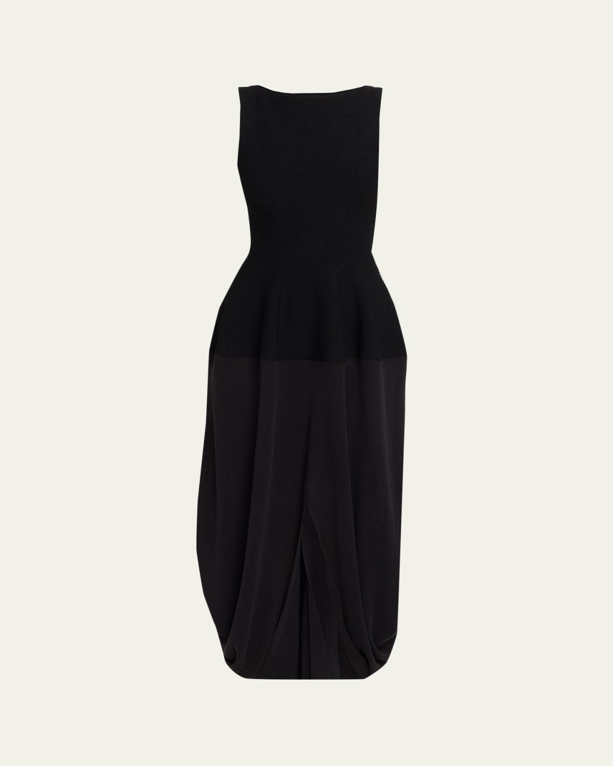 Proenza Schouler Sukki Sleeveless Draped Cocoon Midi Dress | Thumbnail 4 Proenza Schouler Sukki Sleeveless Draped Cocoon Midi Dress | Thumbnail 4