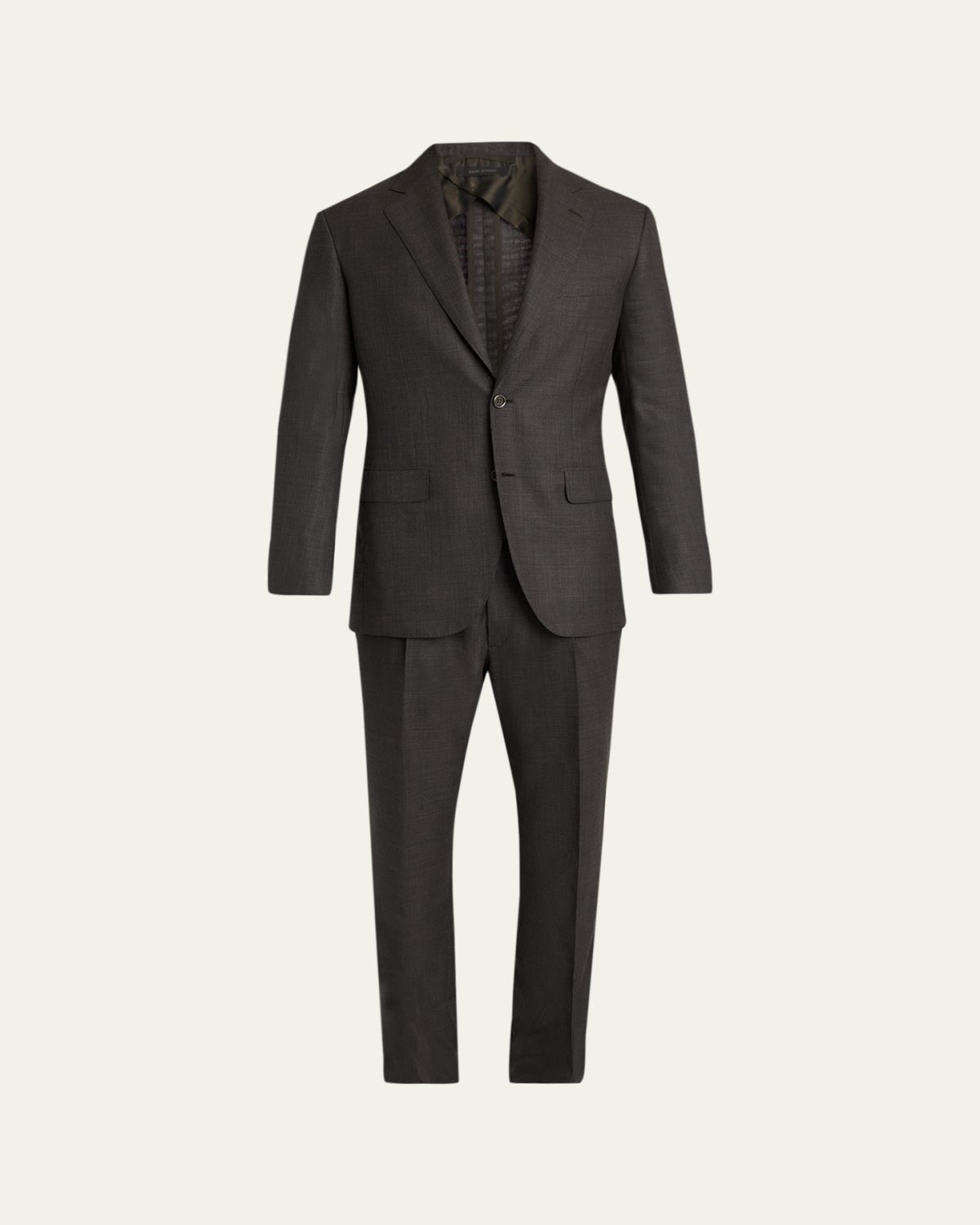 Brioni Men's Wool and Silk Sharkskin Two-Piece Suit