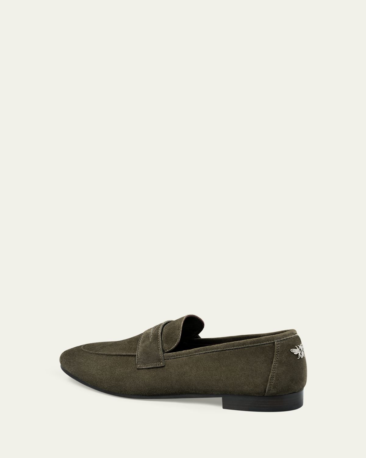 Bougeotte Flaneur Suede Penny Loafers | Thumbnail 2 Bougeotte Flaneur Suede Penny Loafers | Thumbnail 2