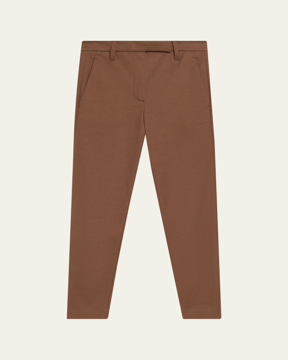 Brunello Cucinelli Cotton Twill Slim-Leg Ankle Pants | Thumbnail 6 Brunello Cucinelli Cotton Twill Slim-Leg Ankle Pants | Thumbnail 6